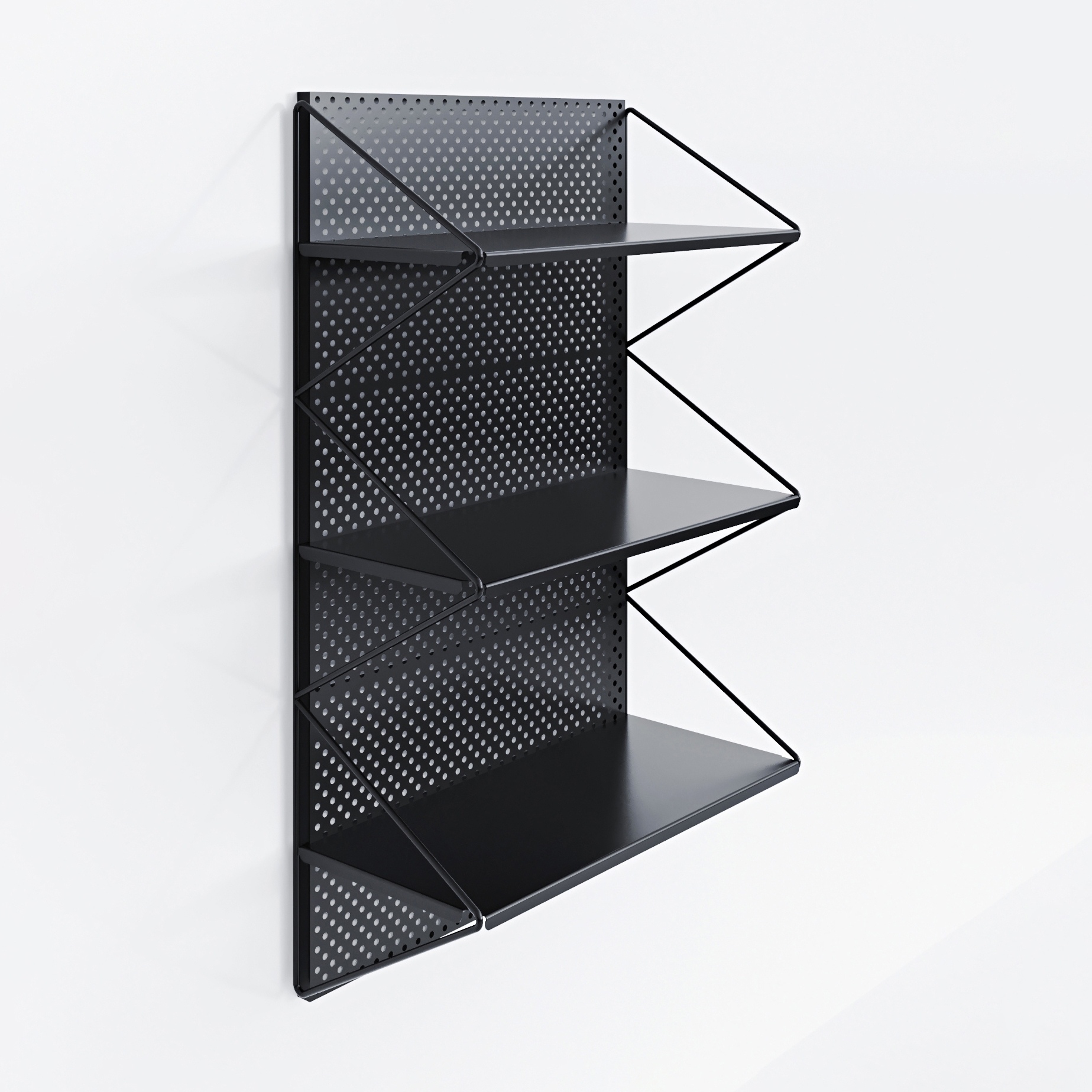Kitchen shelving unit #1710 | Black