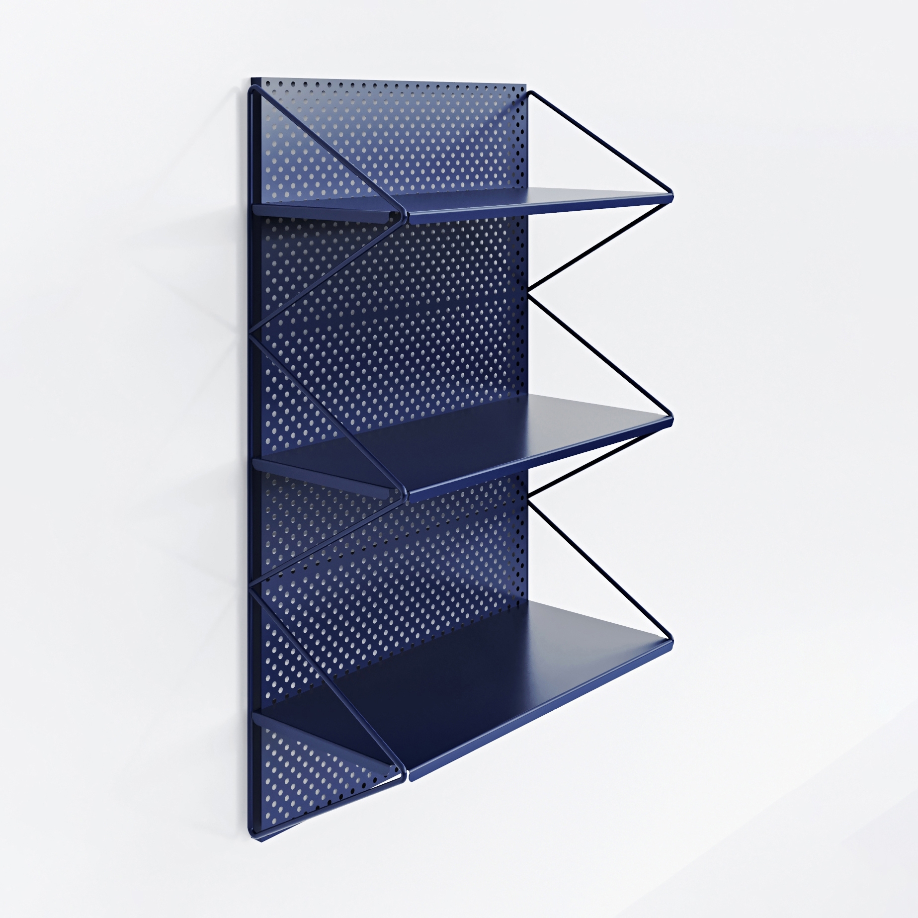Kitchen shelving unit #1710 | Dark blue