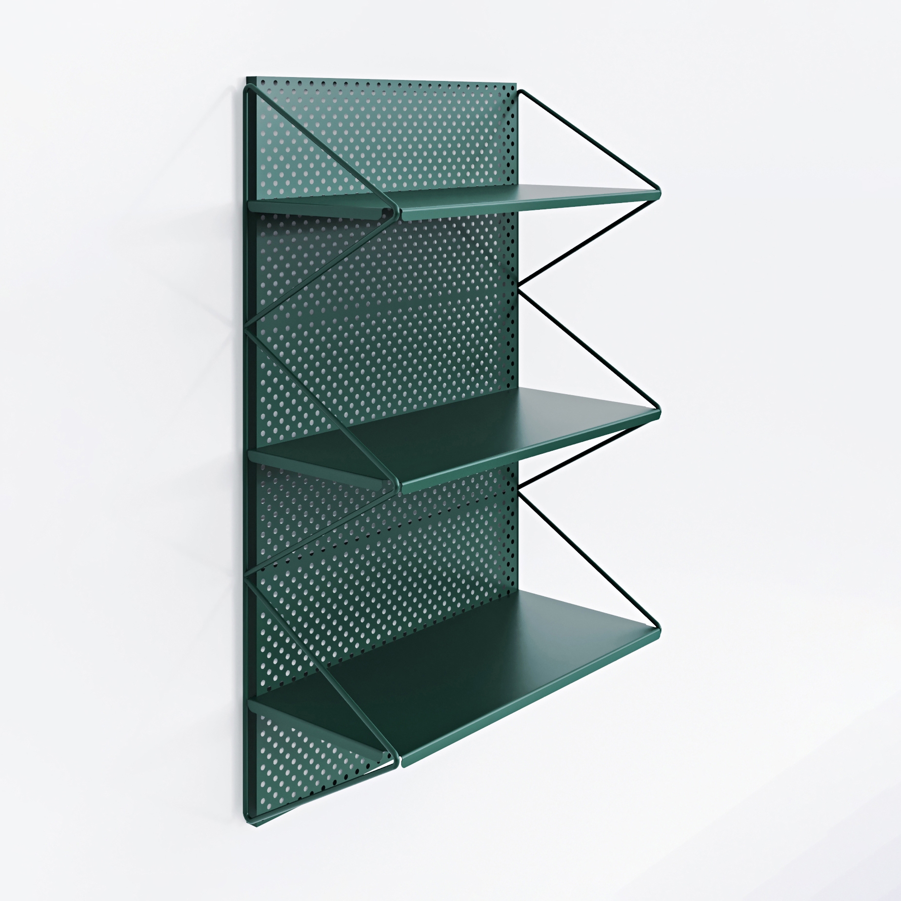 Kitchen shelving unit #1710 | Dark green Matt