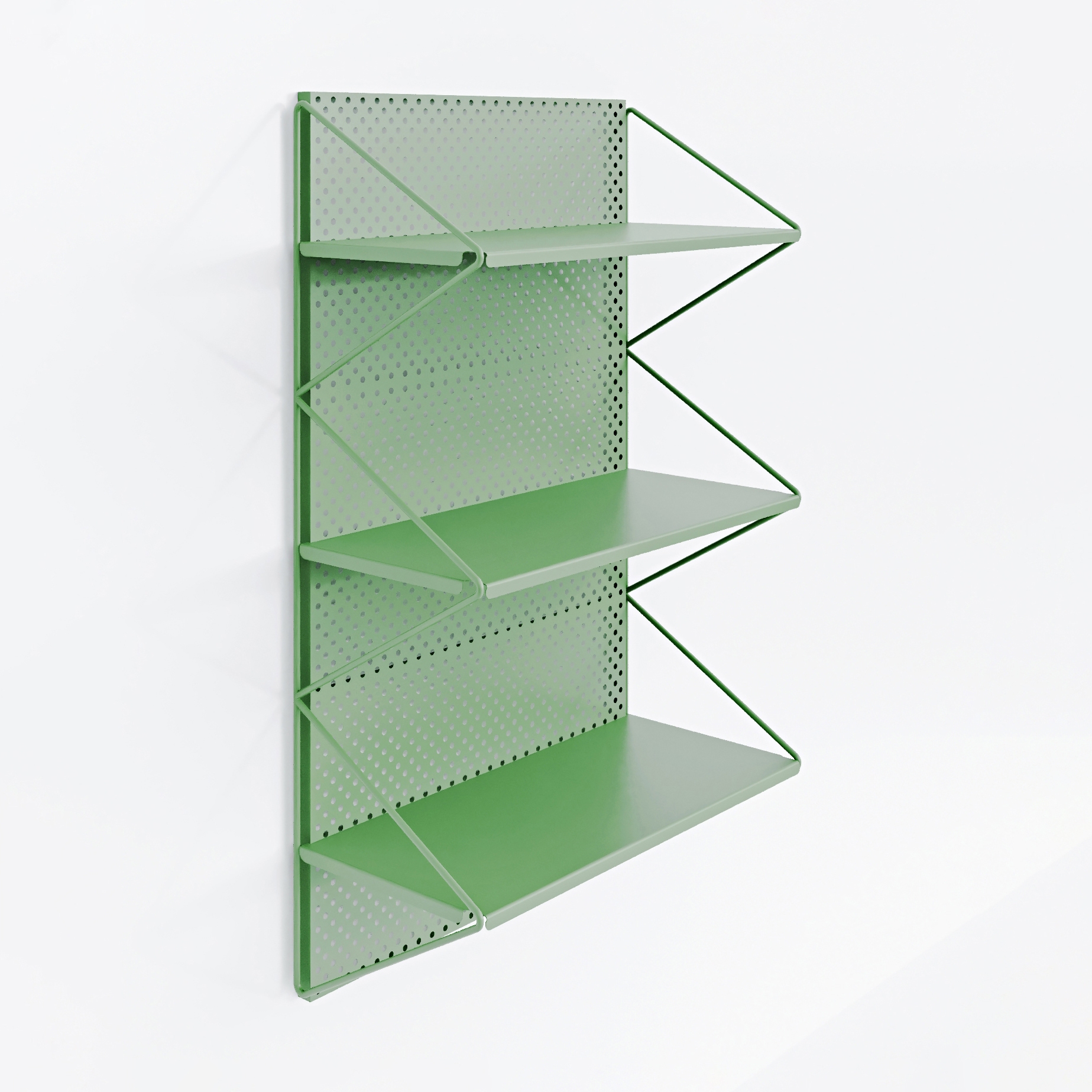 Kitchen shelving unit #1710 | Green Matt