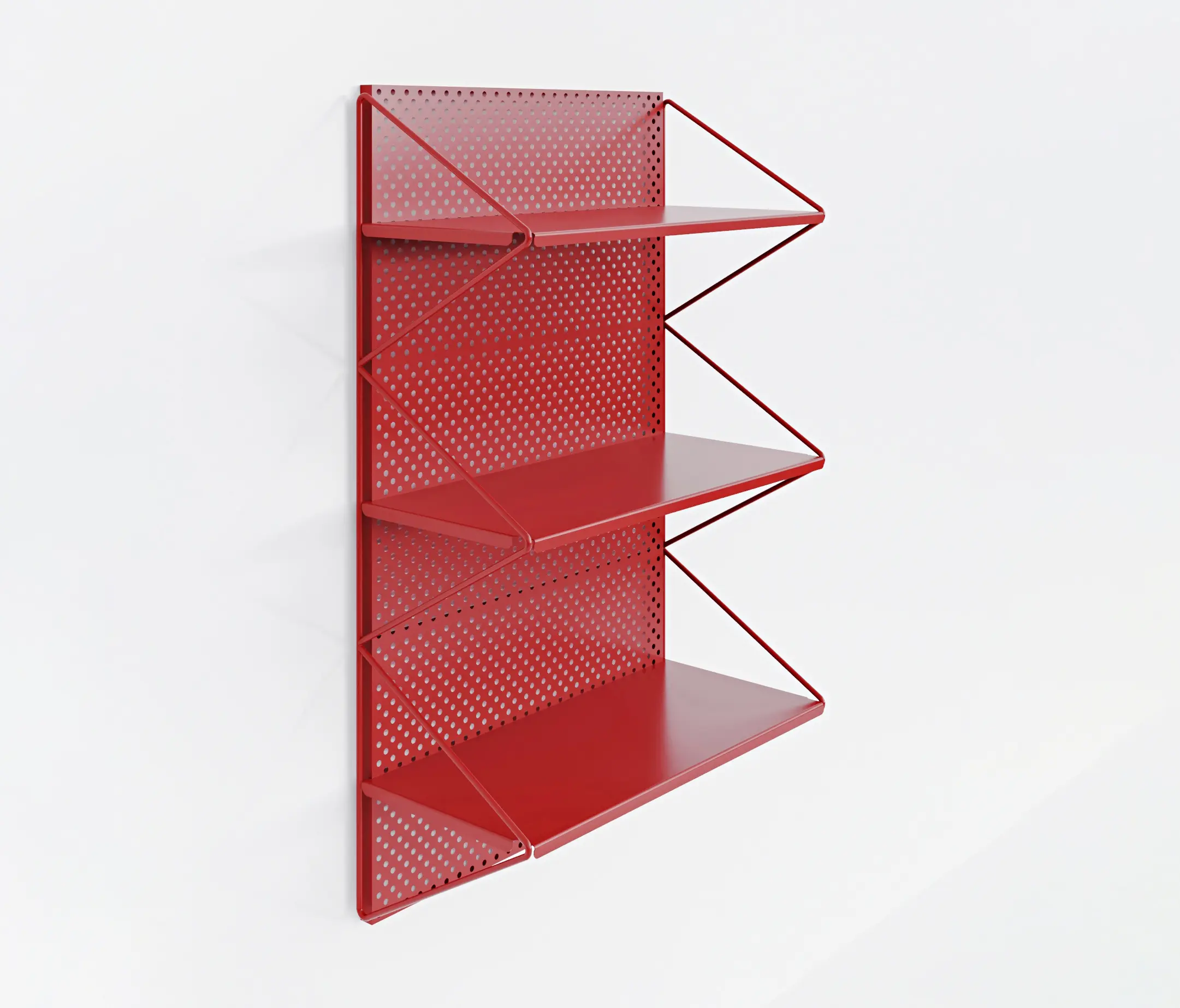 Fleysen - Kitchen shelving unit #1710 | Red