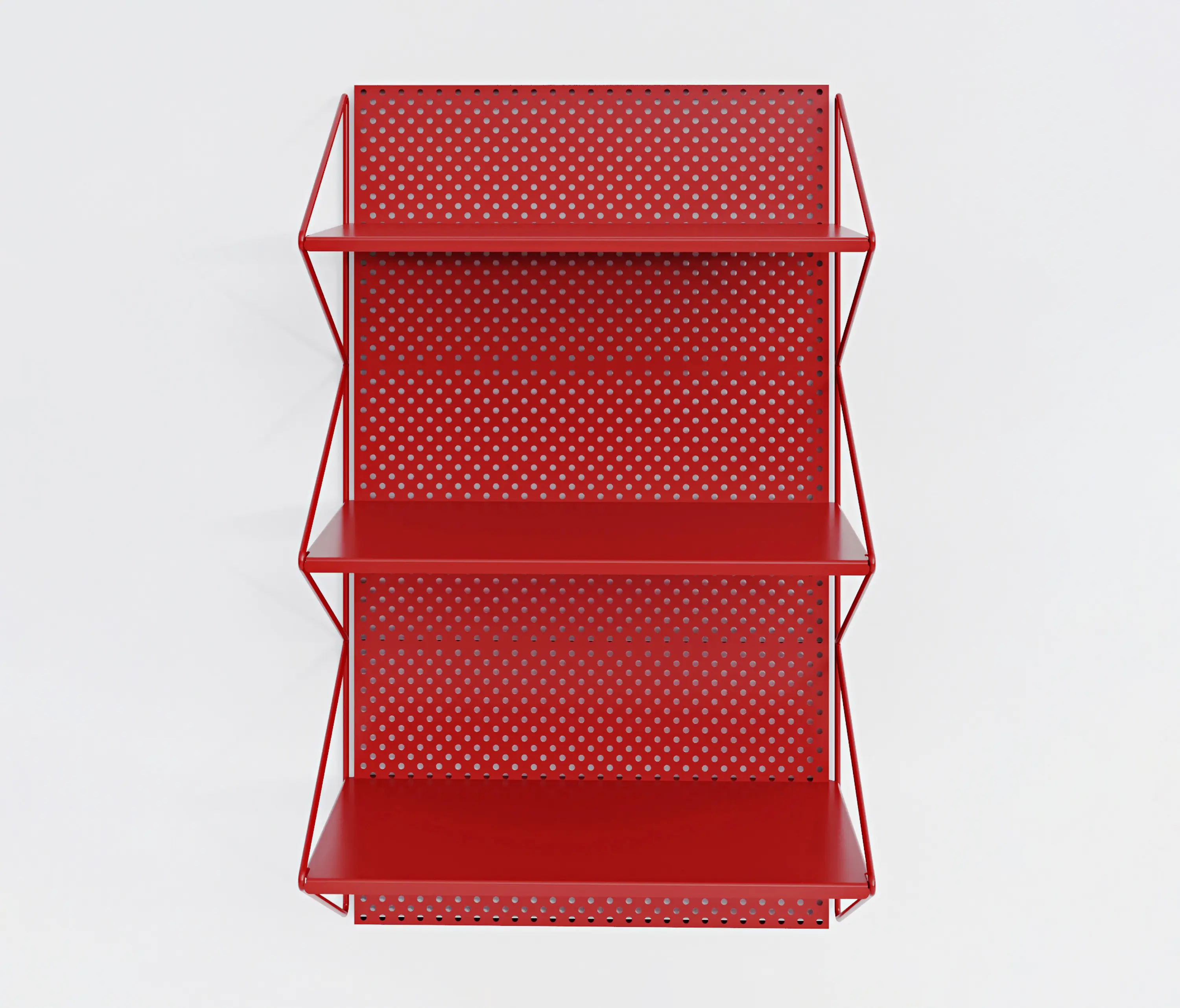 Fleysen - Kitchen shelving unit #1710 | Red