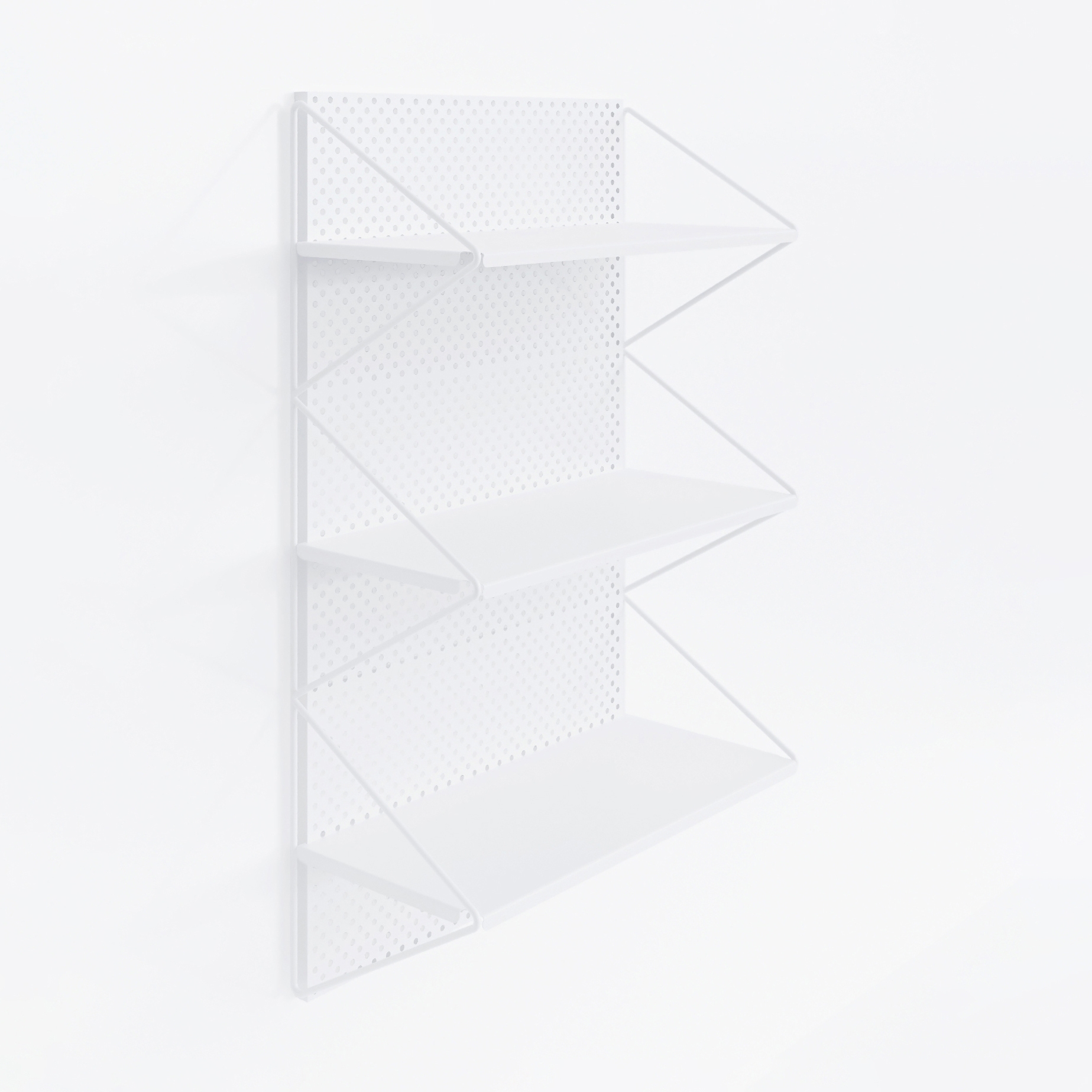 Kitchen shelving unit #1710 | White Matt