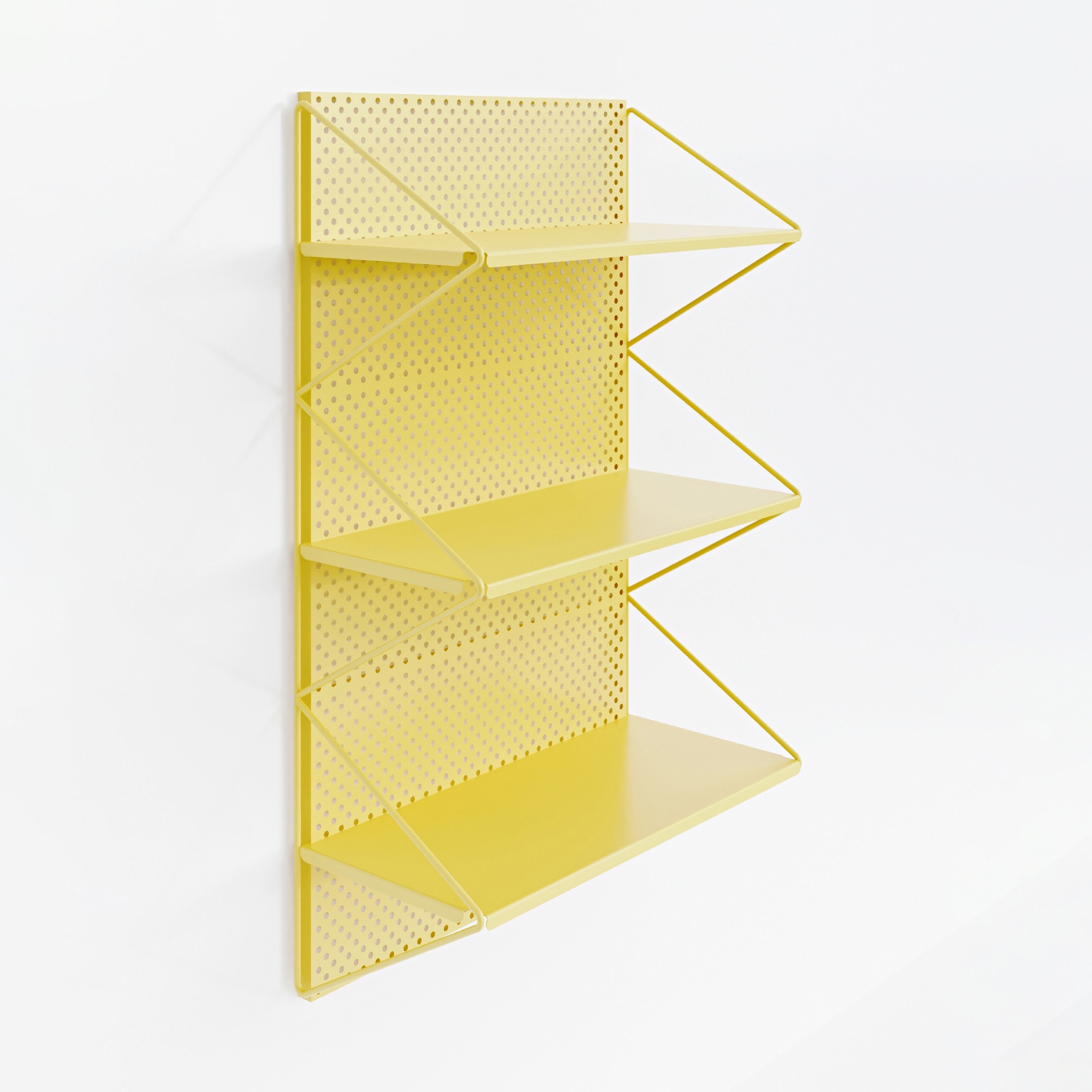 Kitchen shelving unit #1710 | Yellow
