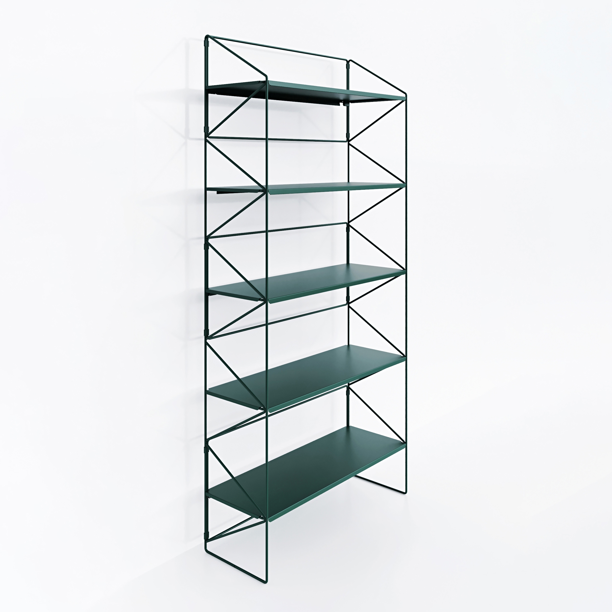 Shelving unit #1210 | Dark green Matt