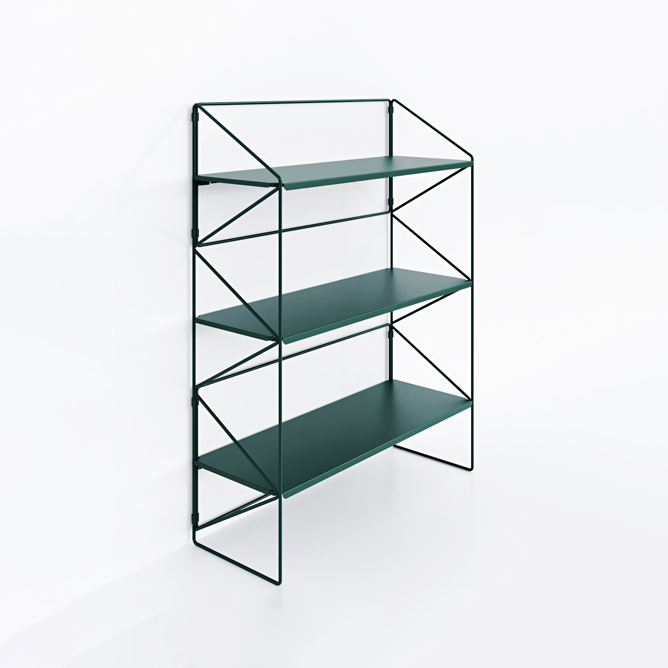 Produkt Shelving unit #1211 | Dark green Matt des Herstellers Fleysen anzeigen