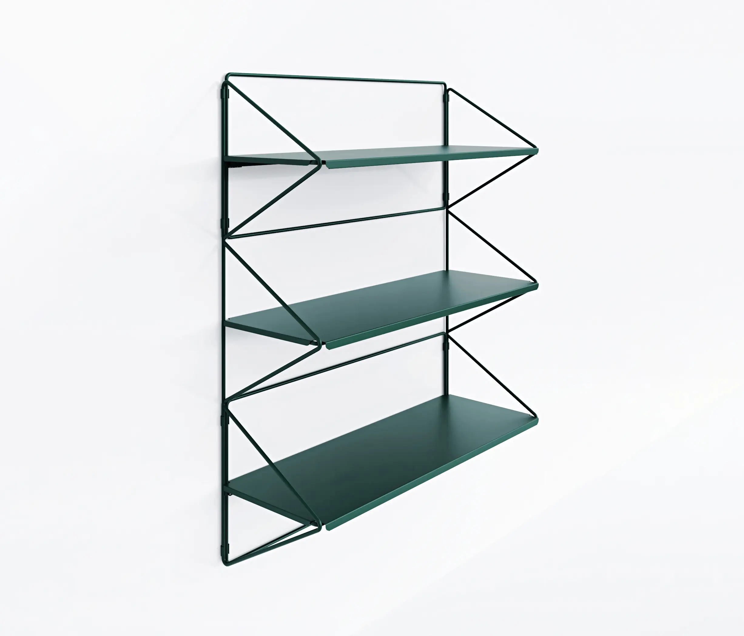 Fleysen - Shelving unit #1212 | Dark green Matt