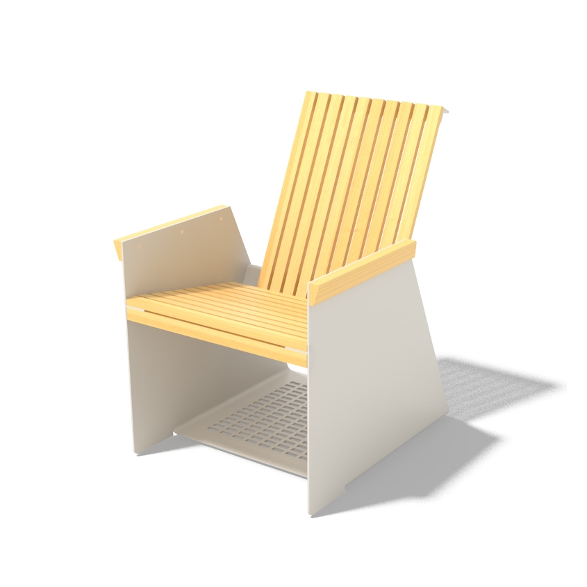 Vertoon produk Armchair with armrests Radium van vervaardiger Egoé
