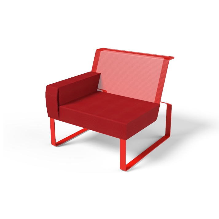 Display product Armchair with left armrest and front pocket Moja from manufacturer Egoé