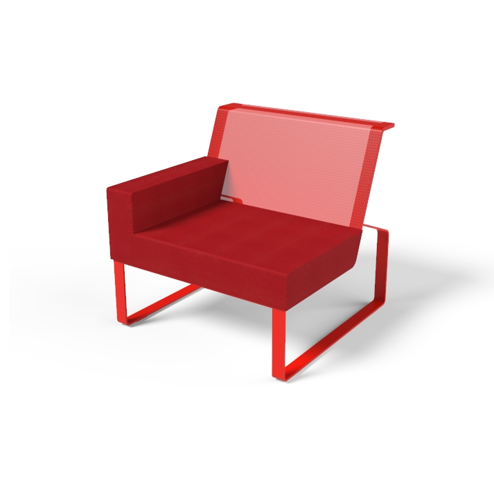 Display product Armchair with left armrest and side zip pocket Moja from manufacturer Egoé