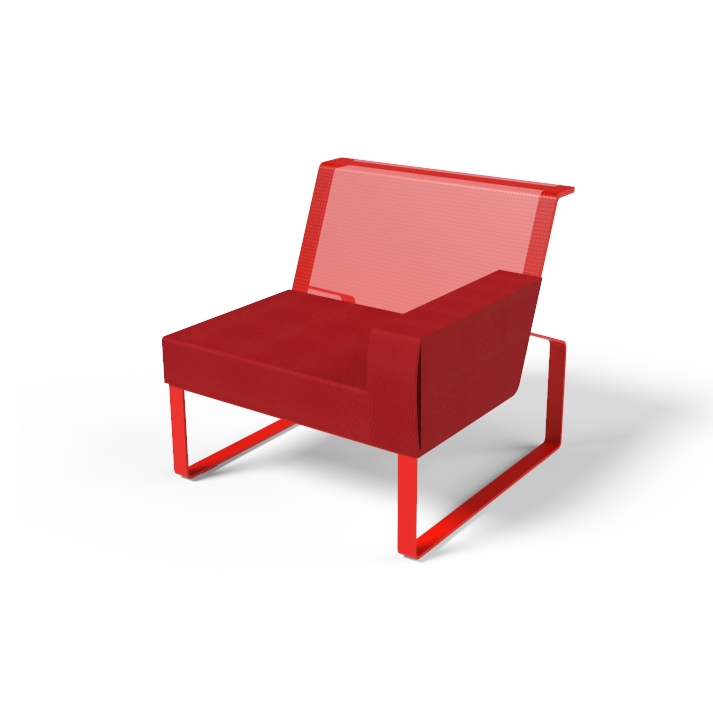 Display product Armchair with right armrest and front pocket Moja from manufacturer Egoé