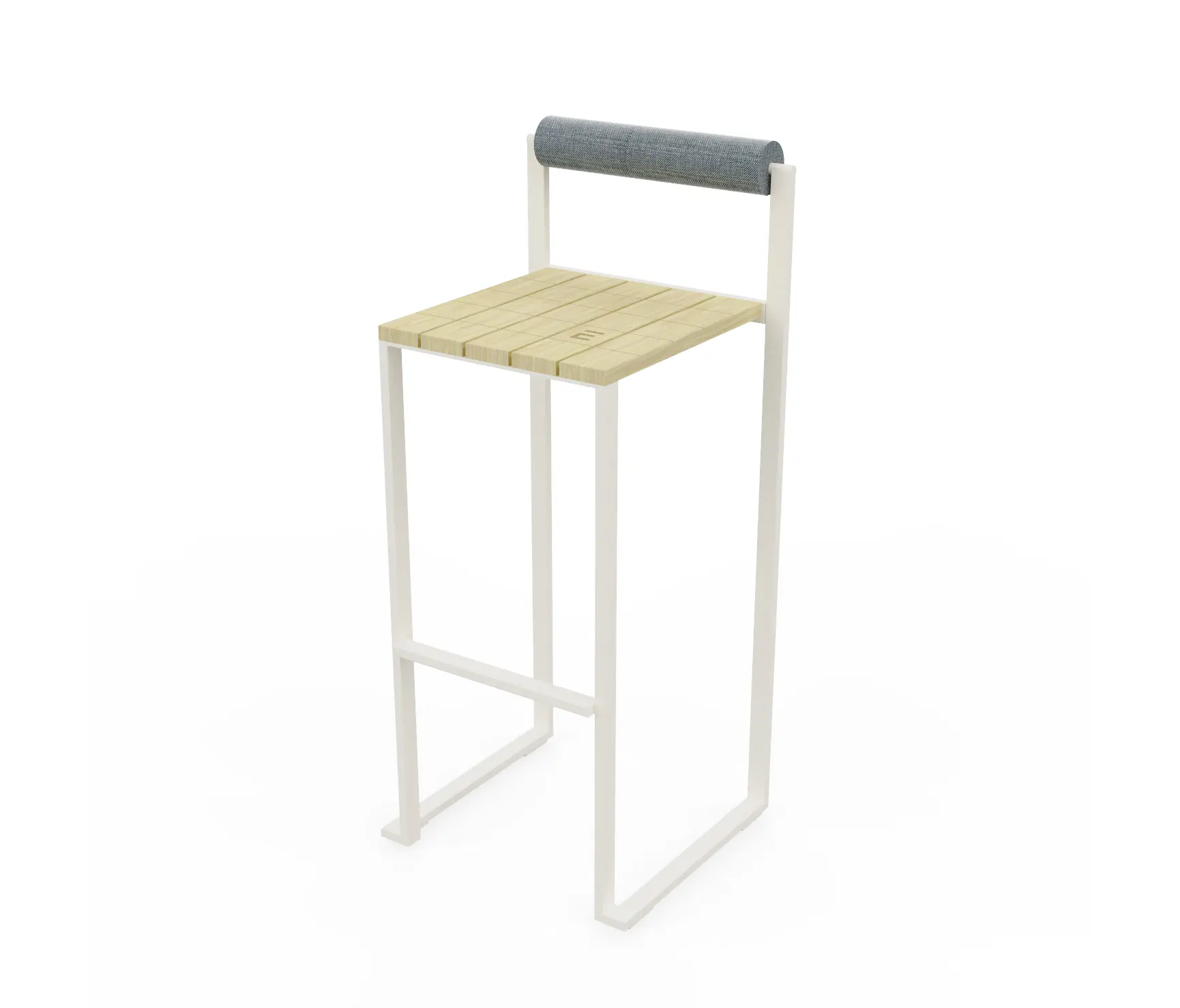 Egoé - Bar chair with the backrest Bistrot