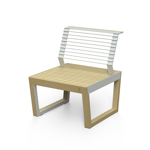Vertoon produk Barka Armchair without Armrests van vervaardiger Egoé