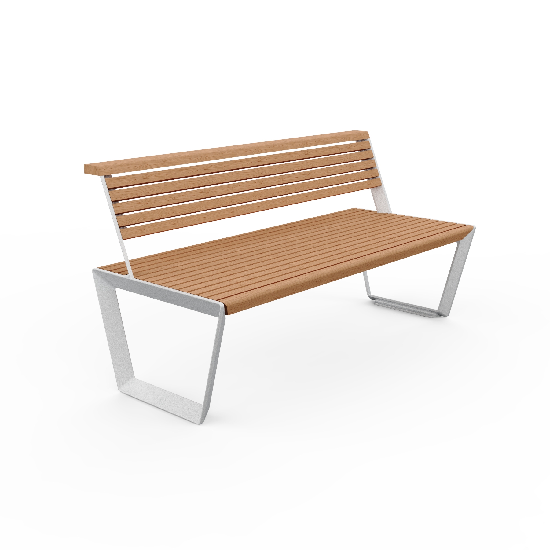 Vertoon produk Barka Bench with Backrest van vervaardiger Egoé