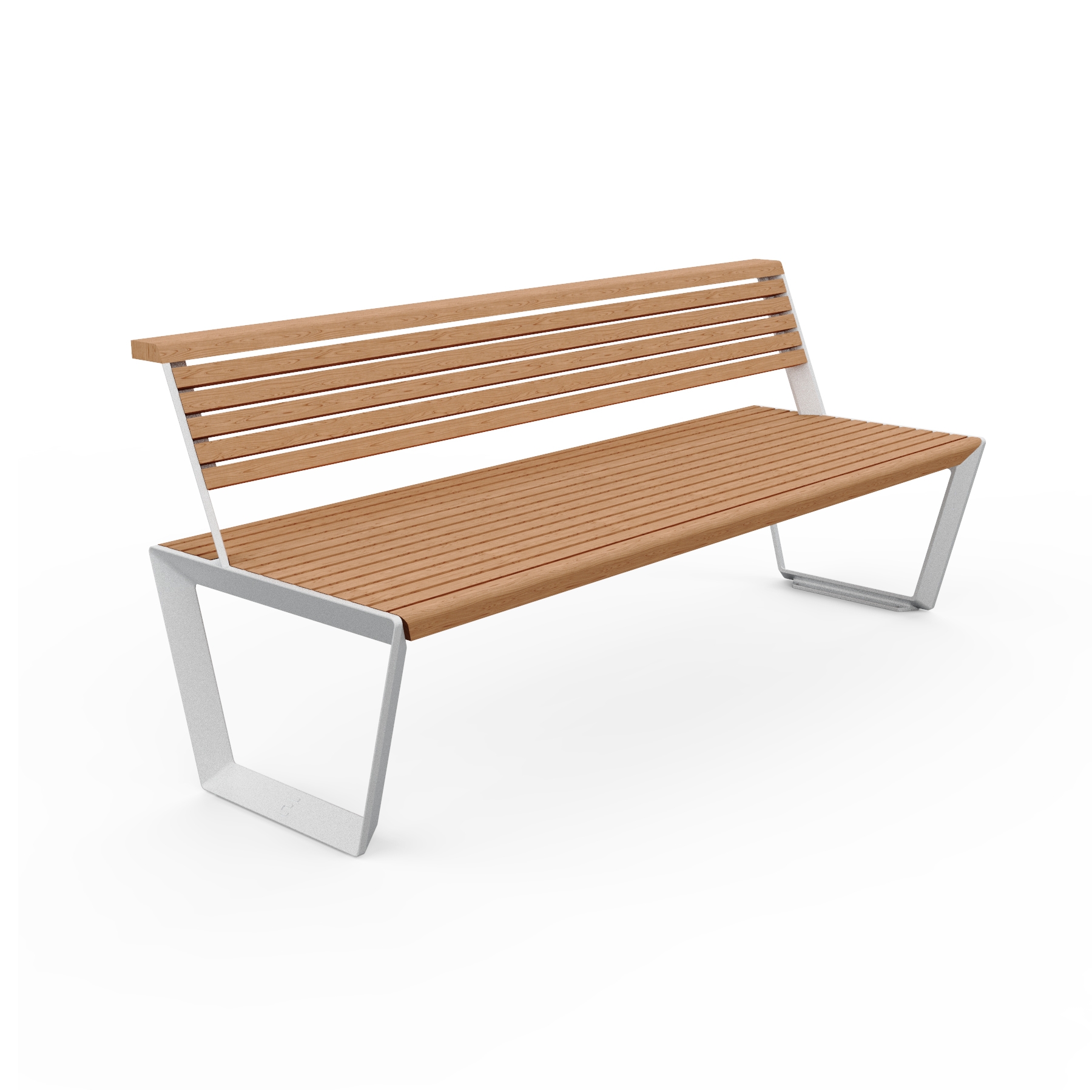 Vertoon produk Barka Bench with Backrest van vervaardiger Egoé