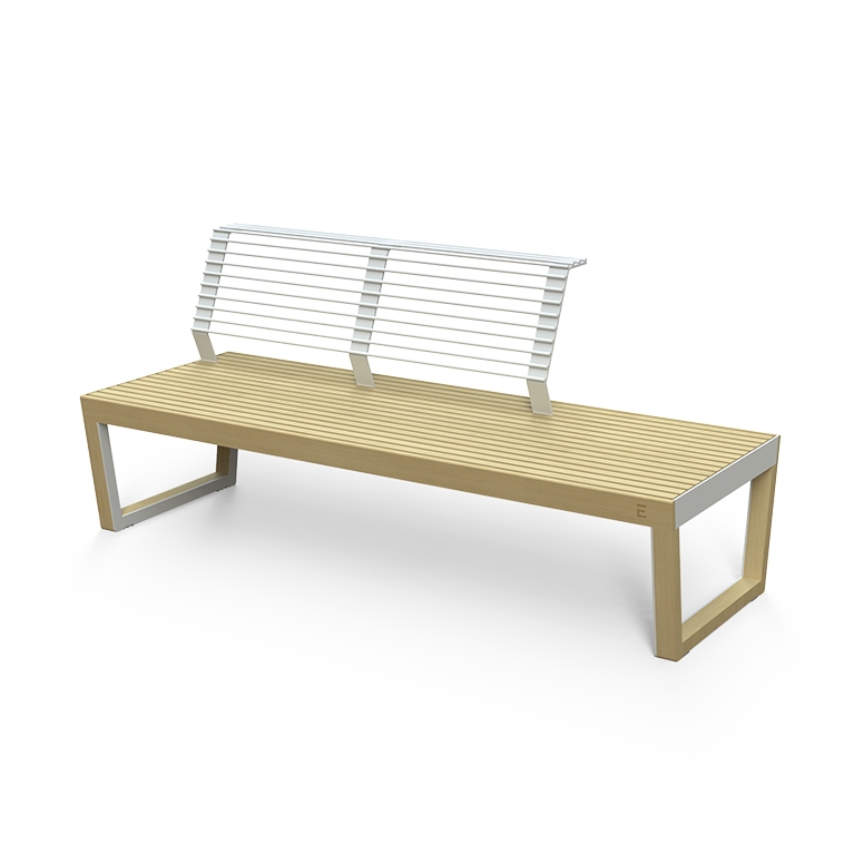 Vertoon produk Barka Three-seat Bench van vervaardiger Egoé