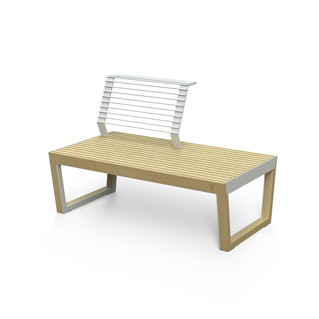 Vertoon produk Barka Two-seat Bench van vervaardiger Egoé