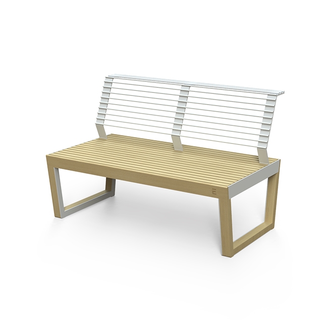 Vertoon produk Barka Two-seat Bench van vervaardiger Egoé
