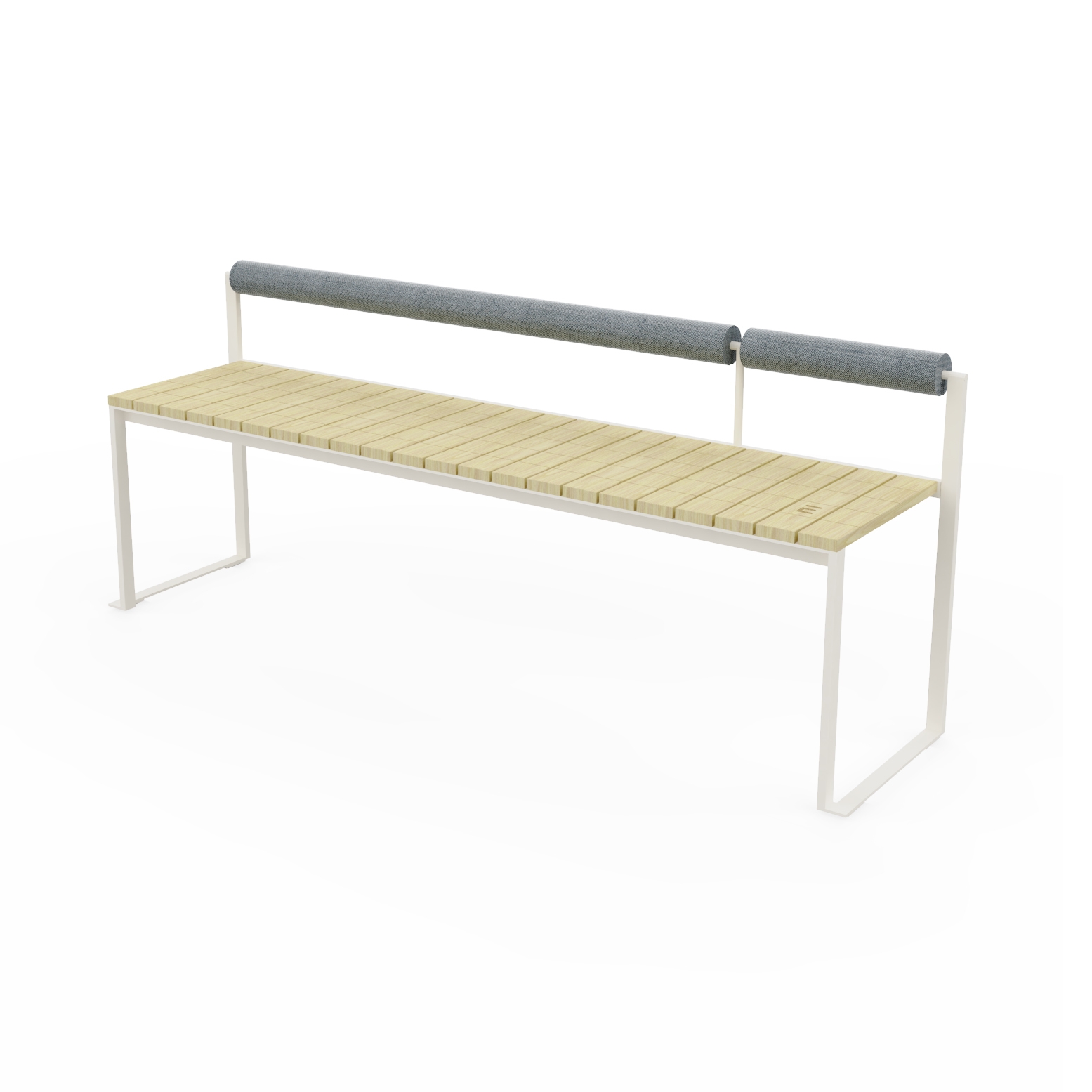Display product Bench with the backrest Bistrot from manufacturer Egoé