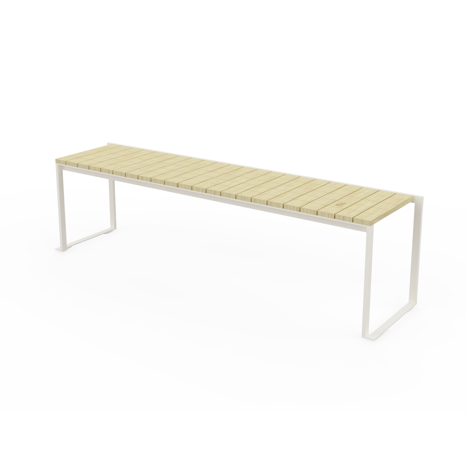 Vertoon produk Bistrot Bench with Armrests van vervaardiger Egoé