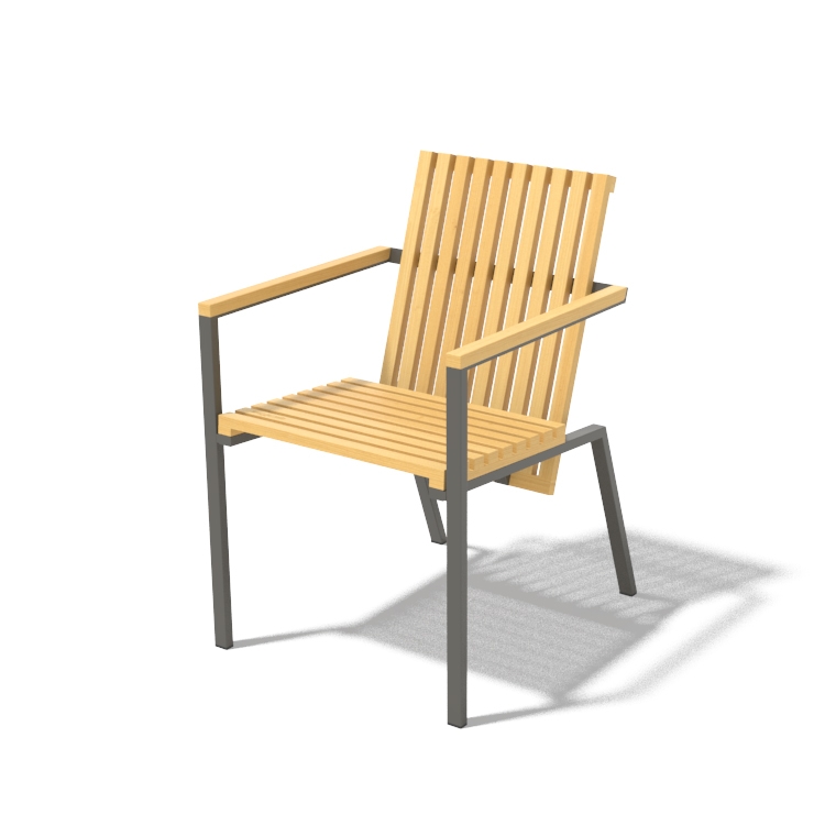 Display product Chair with armrests Axis from manufacturer Egoé