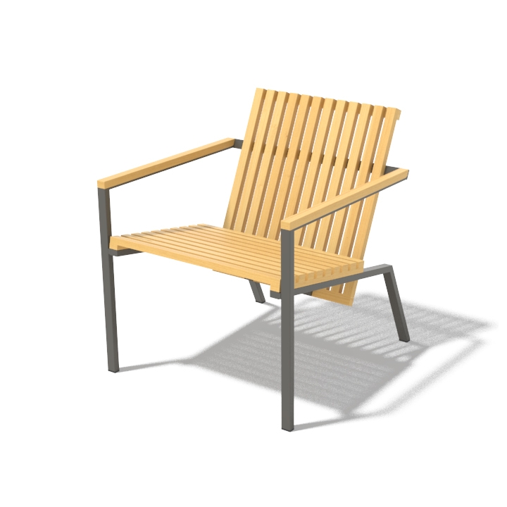 Display product Chair with armrests Axis from manufacturer Egoé