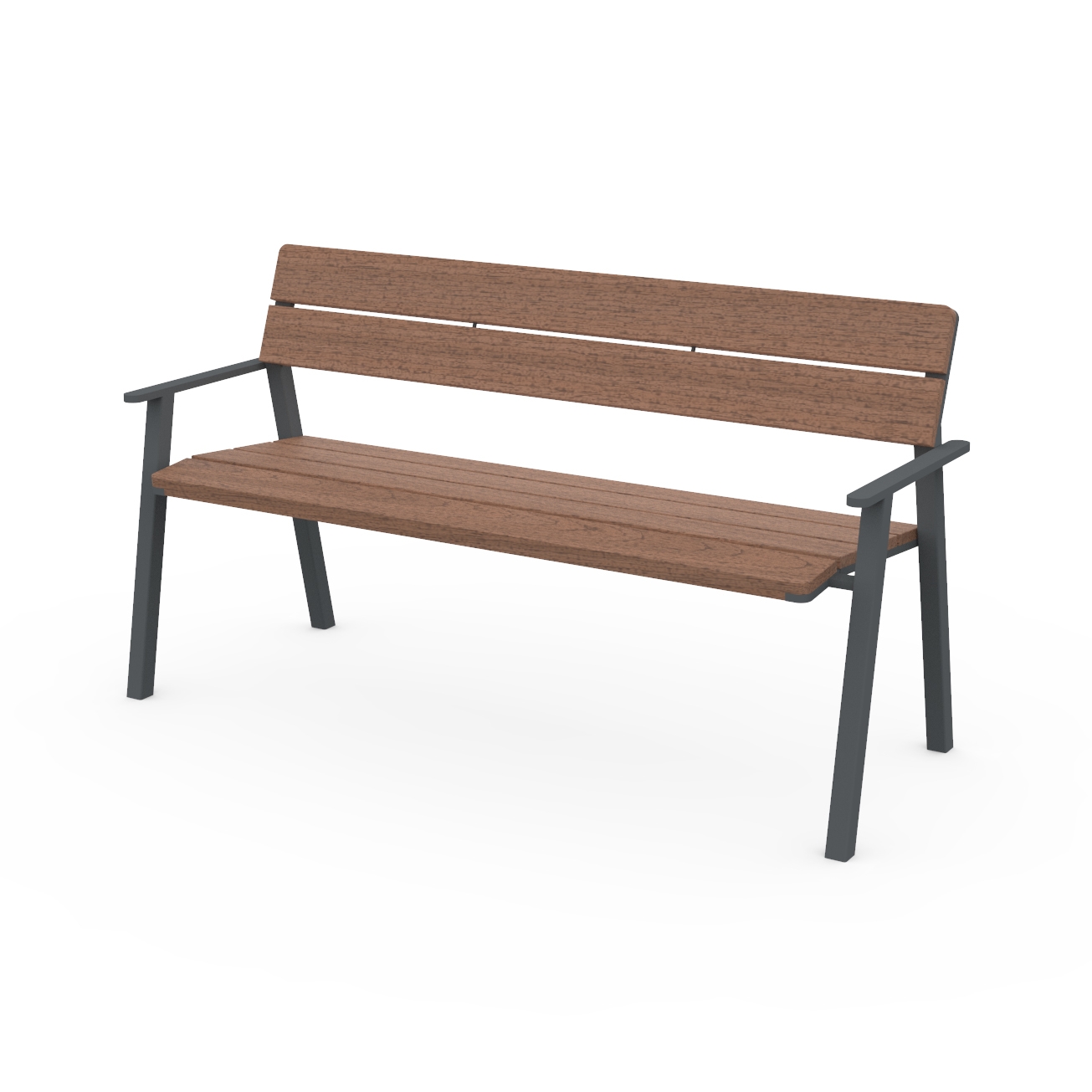 Vertoon produk Cora Bench with Armrests van vervaardiger Egoé