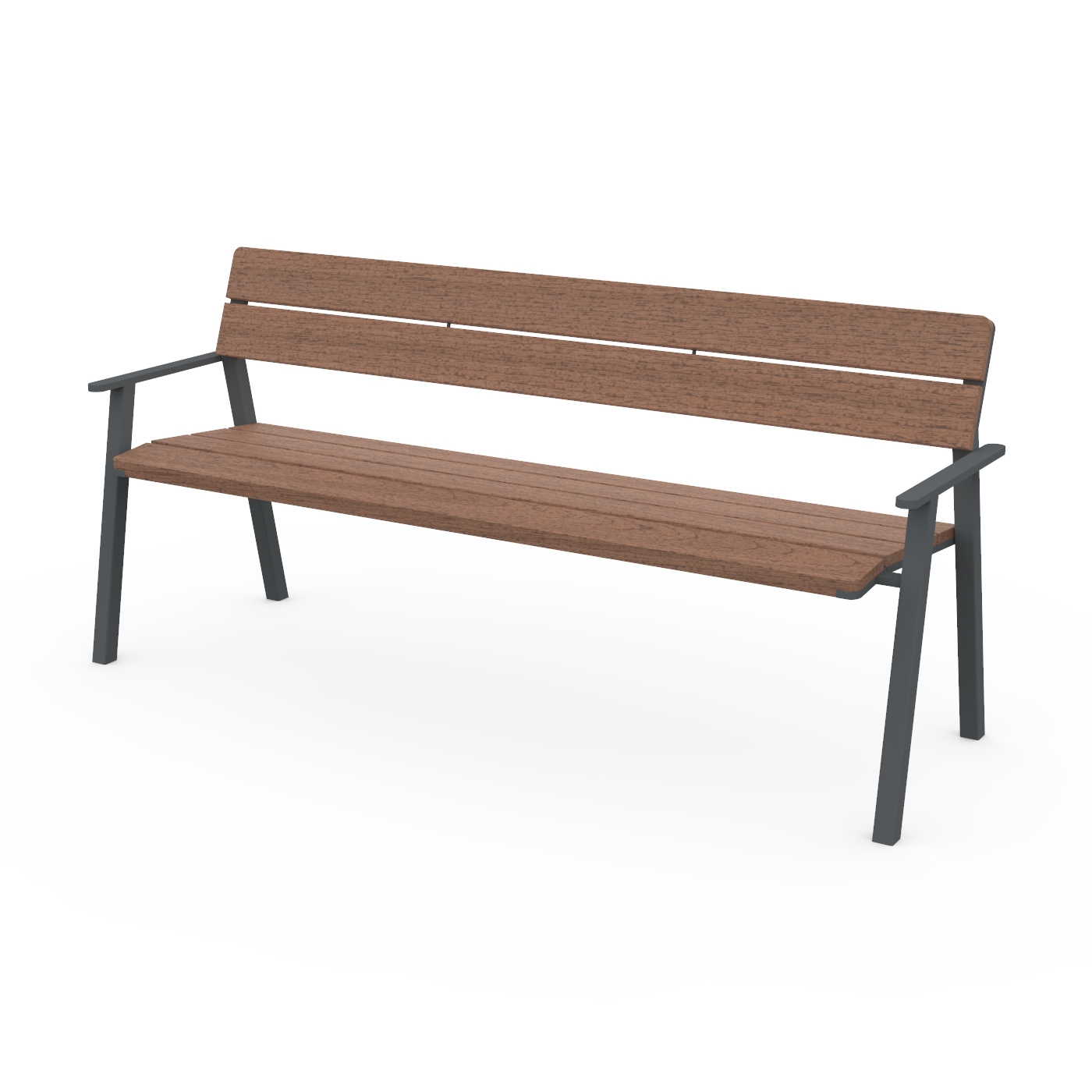 Vertoon produk Cora Bench with Armrests van vervaardiger Egoé