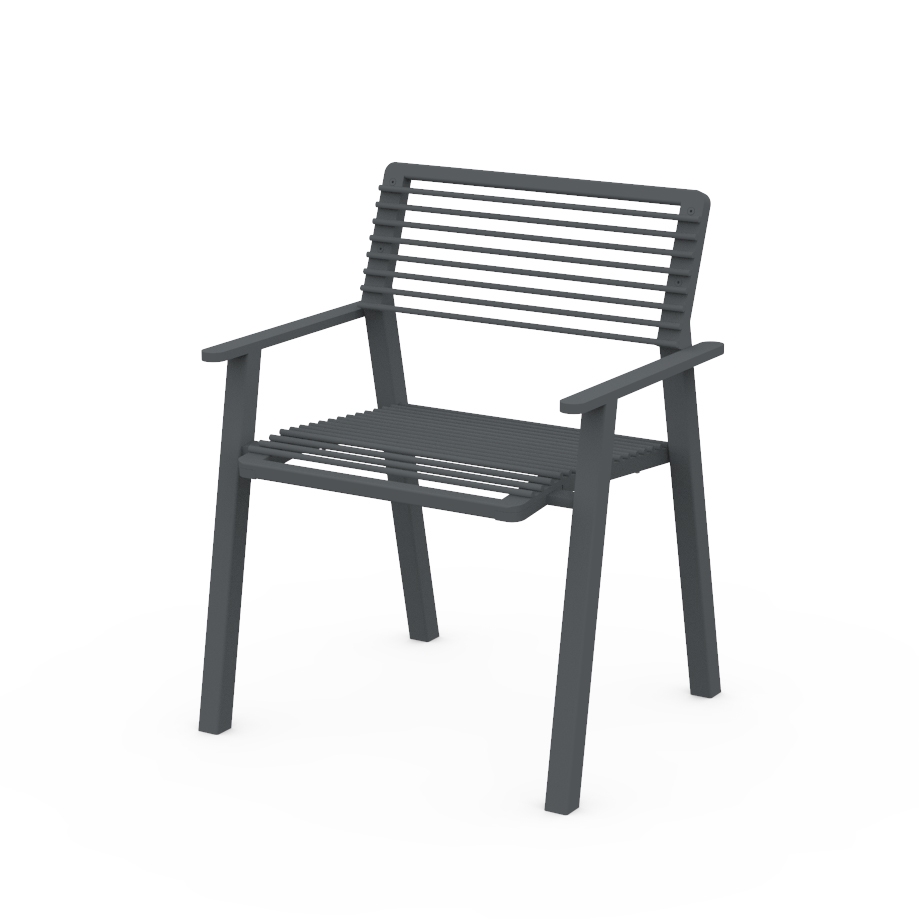 Vertoon produk Cora Chair with Armrests van vervaardiger Egoé