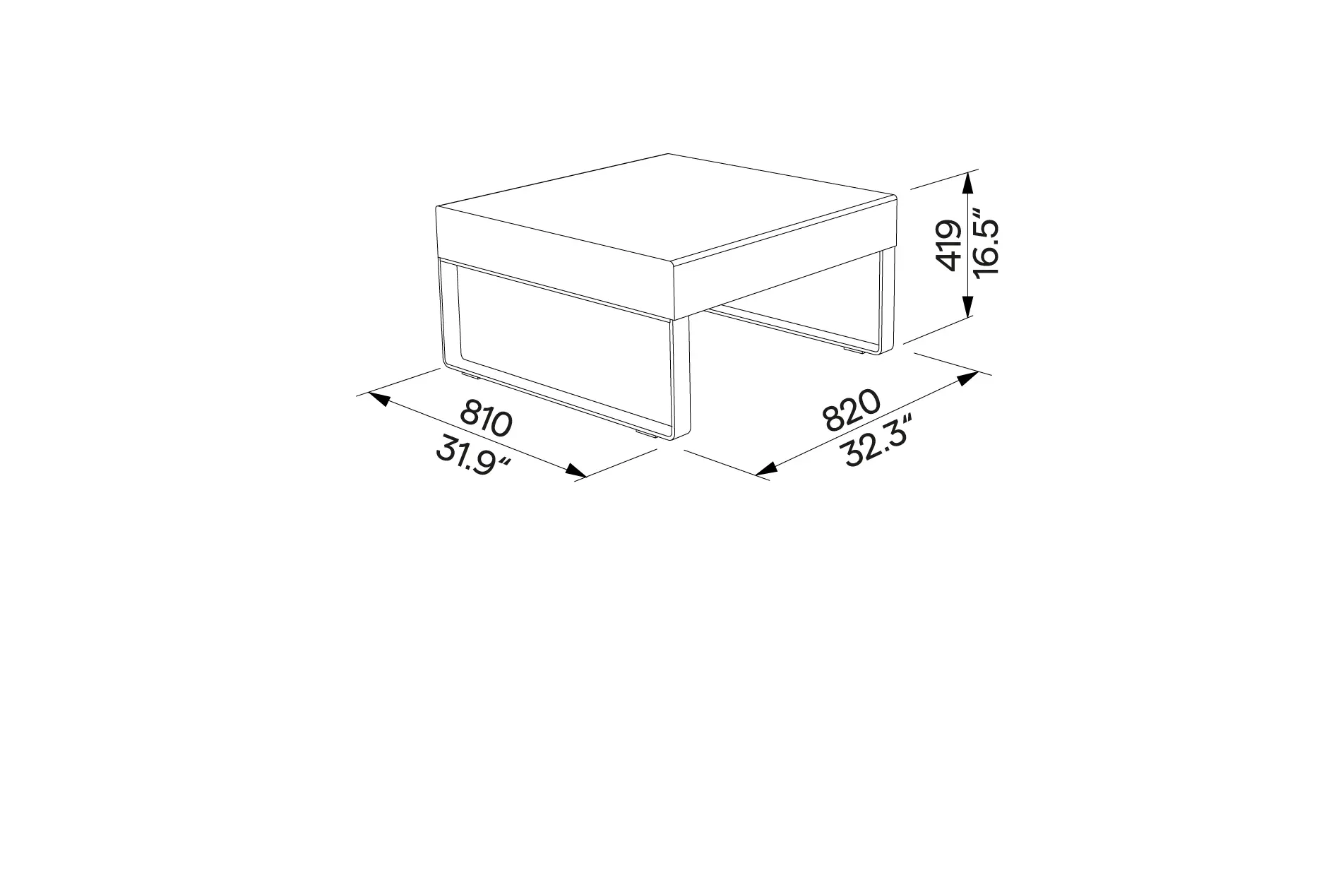 Egoé - Footrest Moja