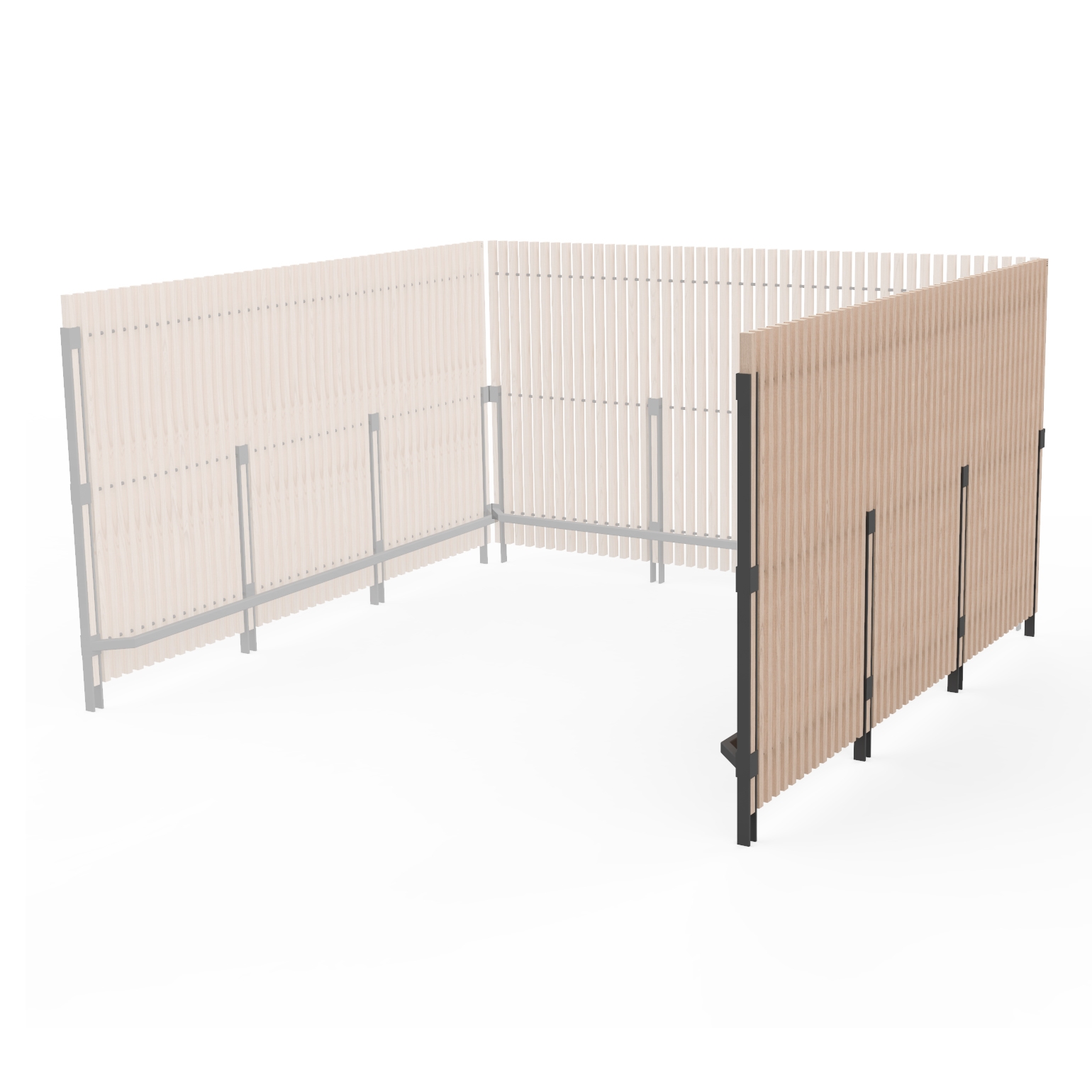 Vertoon produk Mario Fence, Final Segment van vervaardiger Egoé