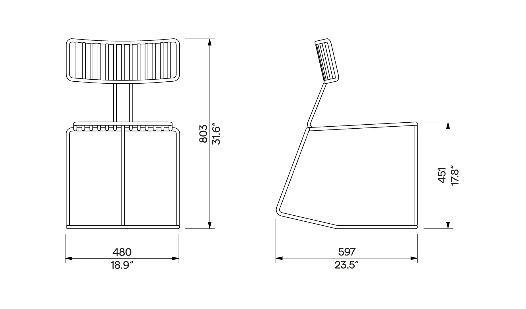 Egoé - Rocking chair