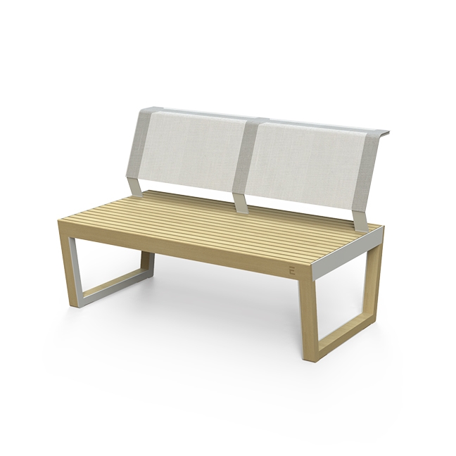 Afficher le produit Two-seat bench Barka du fabricant Egoé
