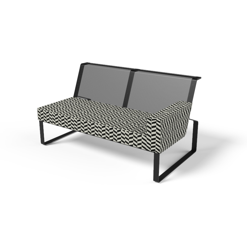 Mostra il prodotto Two-seat sofa with right armrest Moja del produttore Egoé