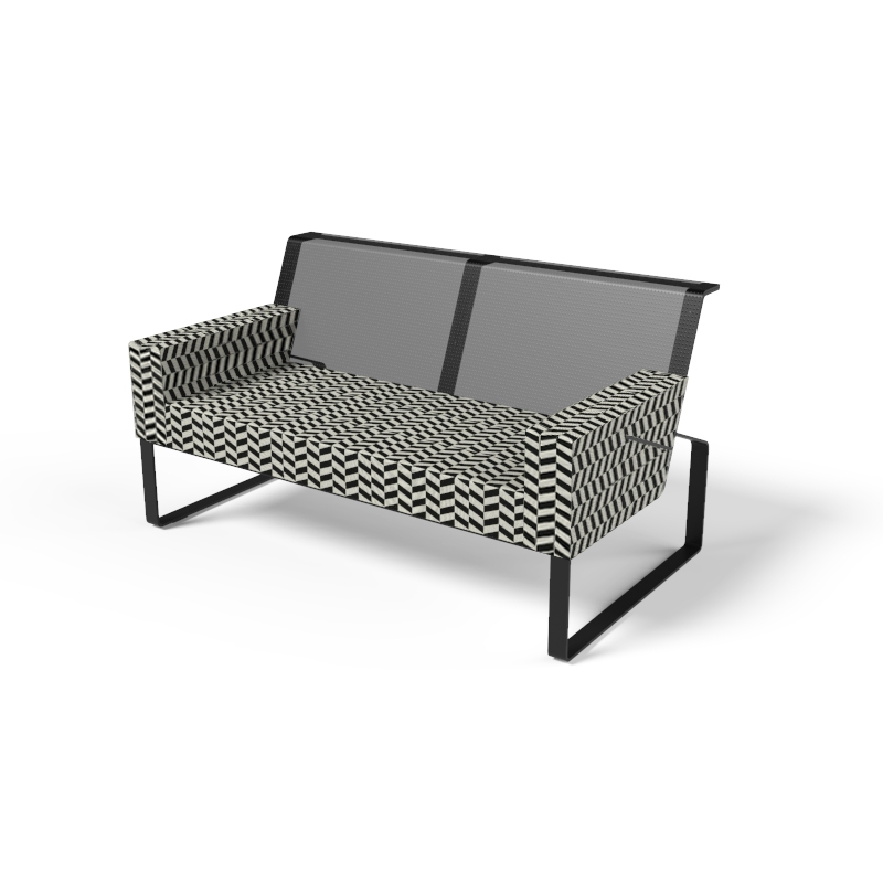 Display product Two-seat sofa with side zip pockets Moja from manufacturer Egoé