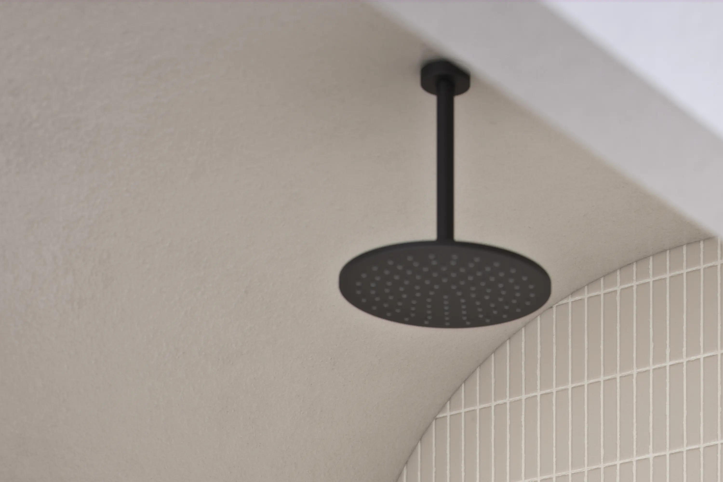Varied Forms - 250mm Showerhead on Ceiling Arm