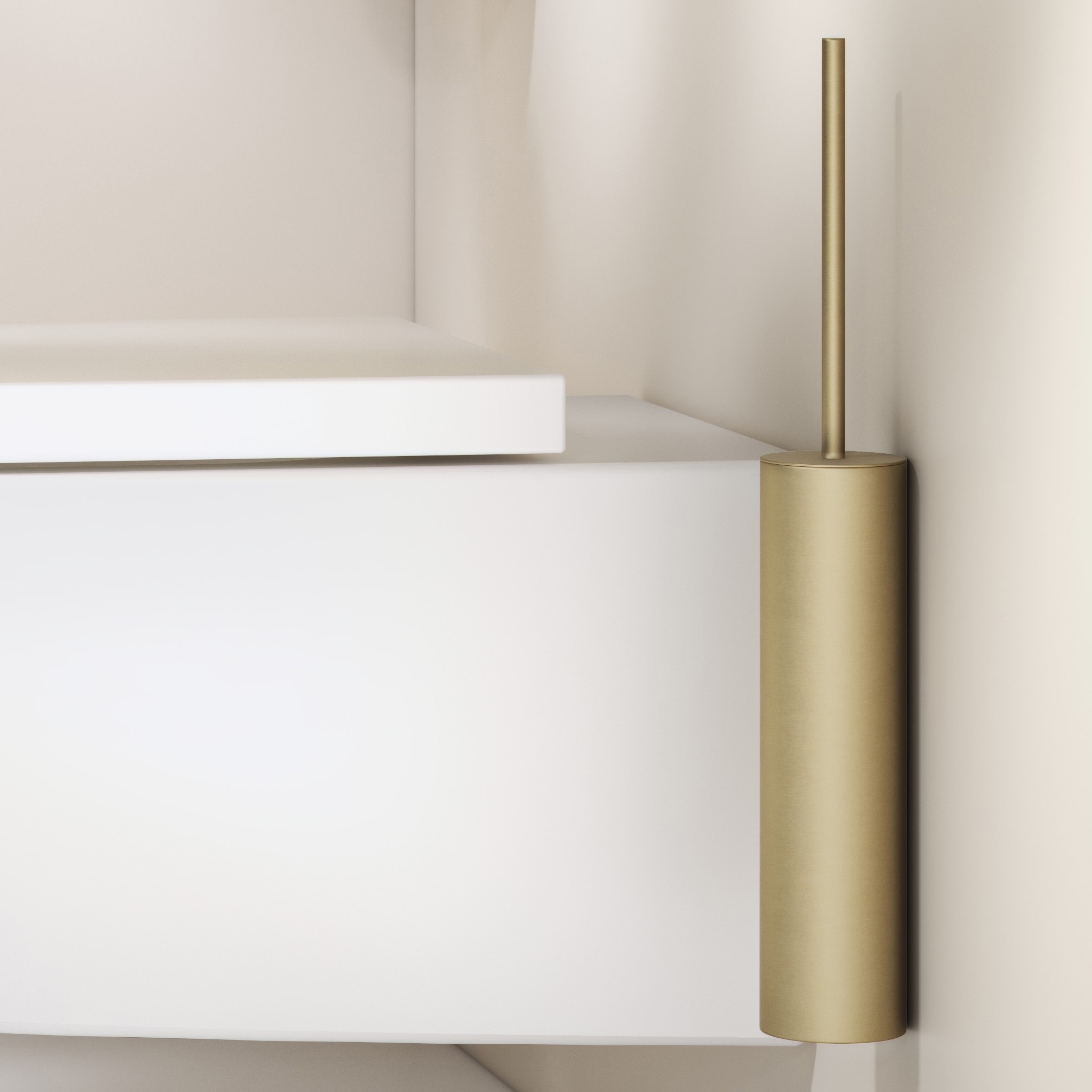 Mostra il prodotto Wall Mounted Toilet Brush with Replaceable Heads del produttore Varied Forms