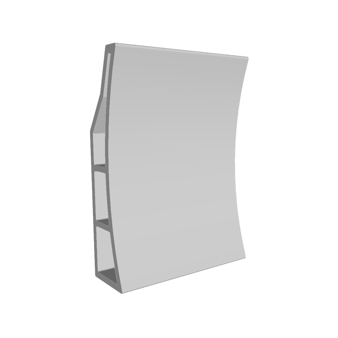 Display product VOLUMETRICS | CORNER CURVED from manufacturer Gresmanc Group