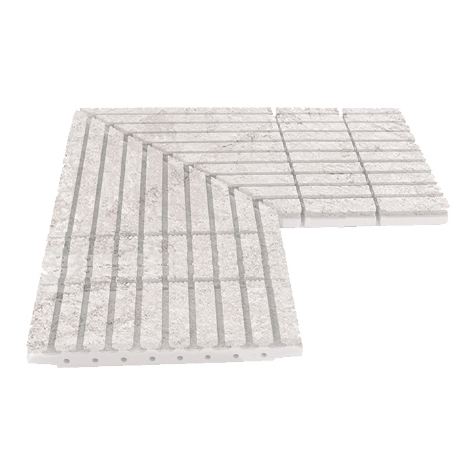 Mostra il prodotto WHITE STONE | CERAMIC GRID CORNER del produttore Gresmanc Group
