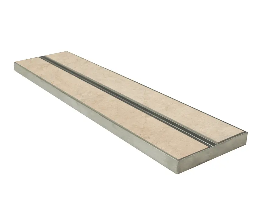 Gresmanc Group - BEIGE STONE | REJILLA OCULTA REGISTRABLE