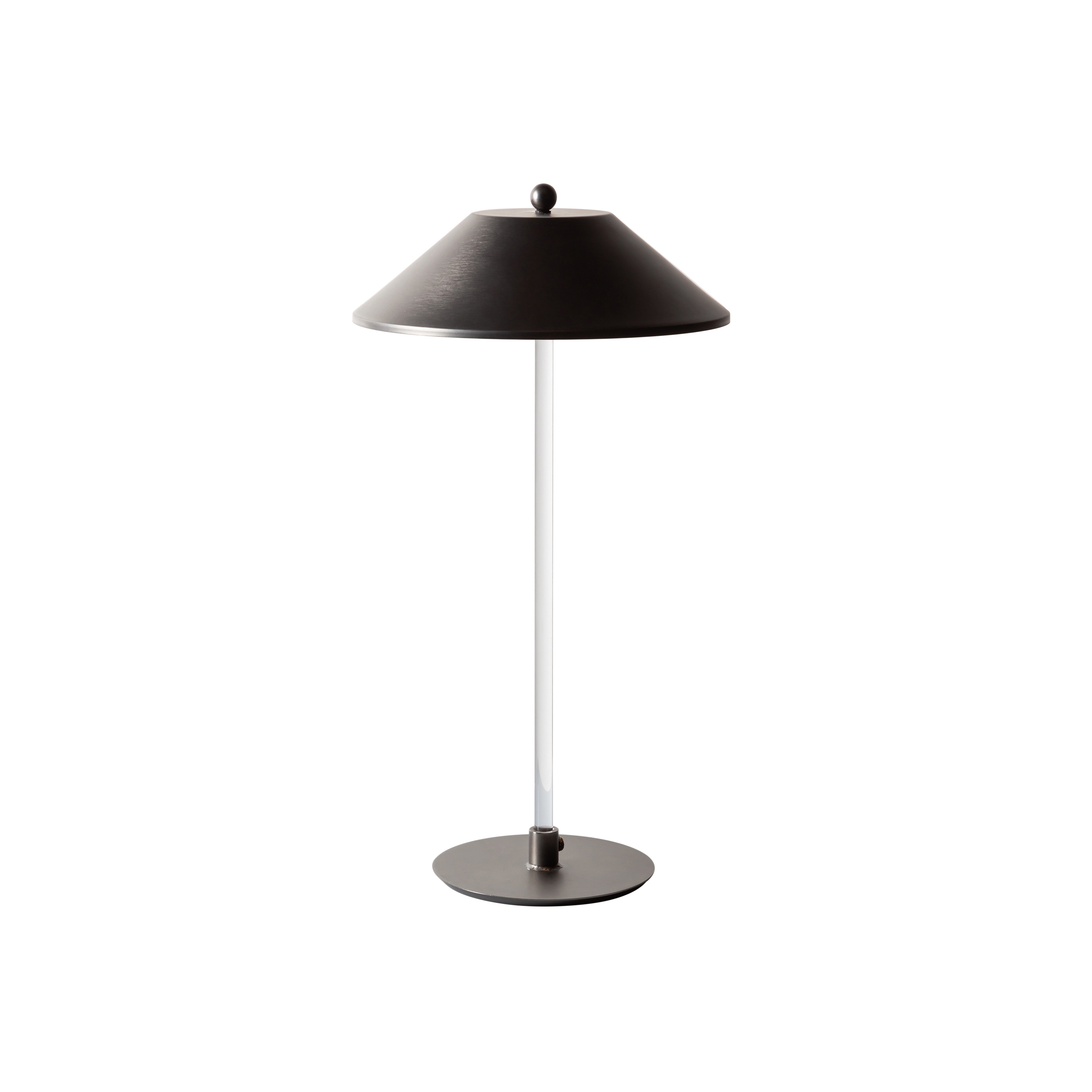 Candilee | Wiederaufladbare Tischlampe Matt Gun Metal Schwarz