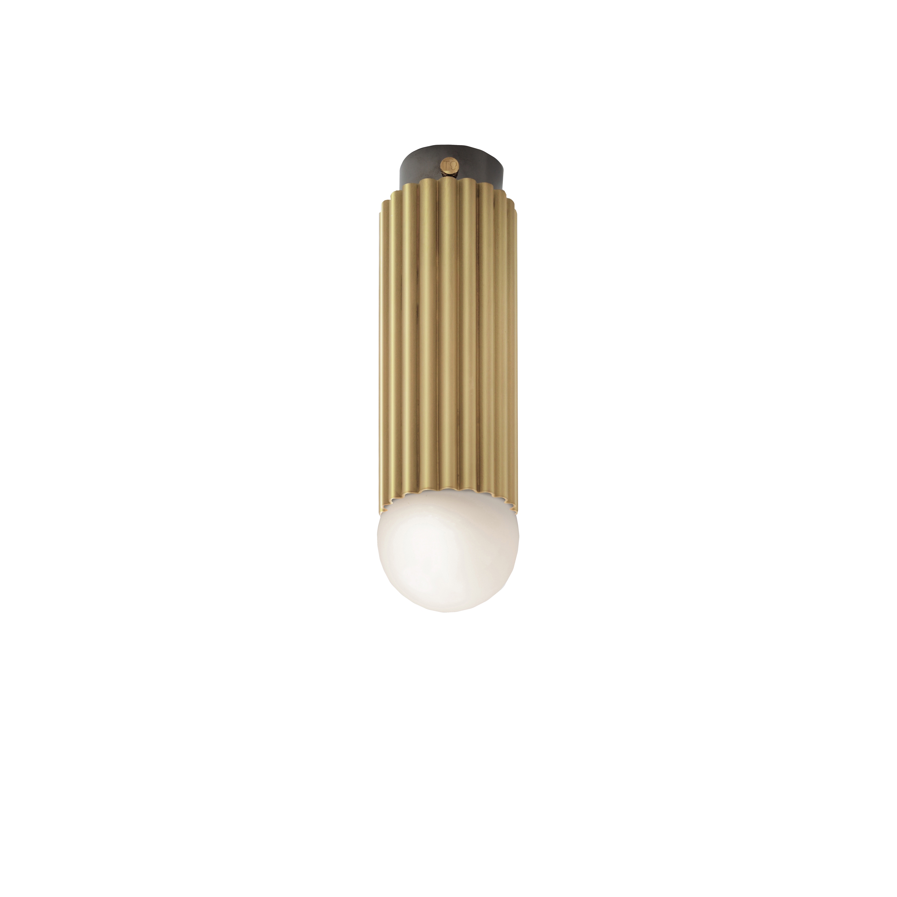Produkt Lustrin | Deckenleuchte Gold Messing E27 Opalbirne des Herstellers LUCE TU anzeigen