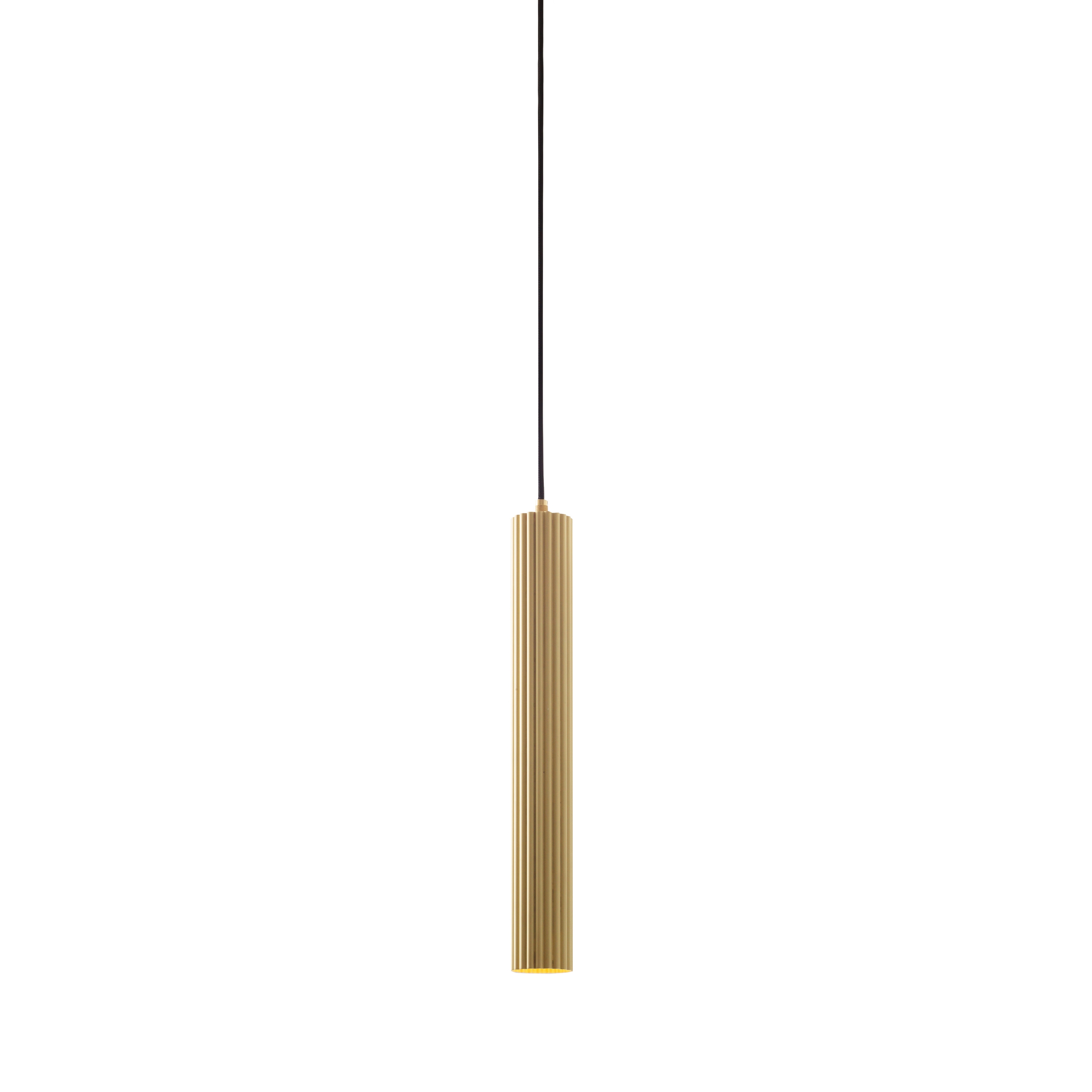 Produkt Lustrin | Single Pendelleuchte Gold Messing des Herstellers LUCE TU anzeigen