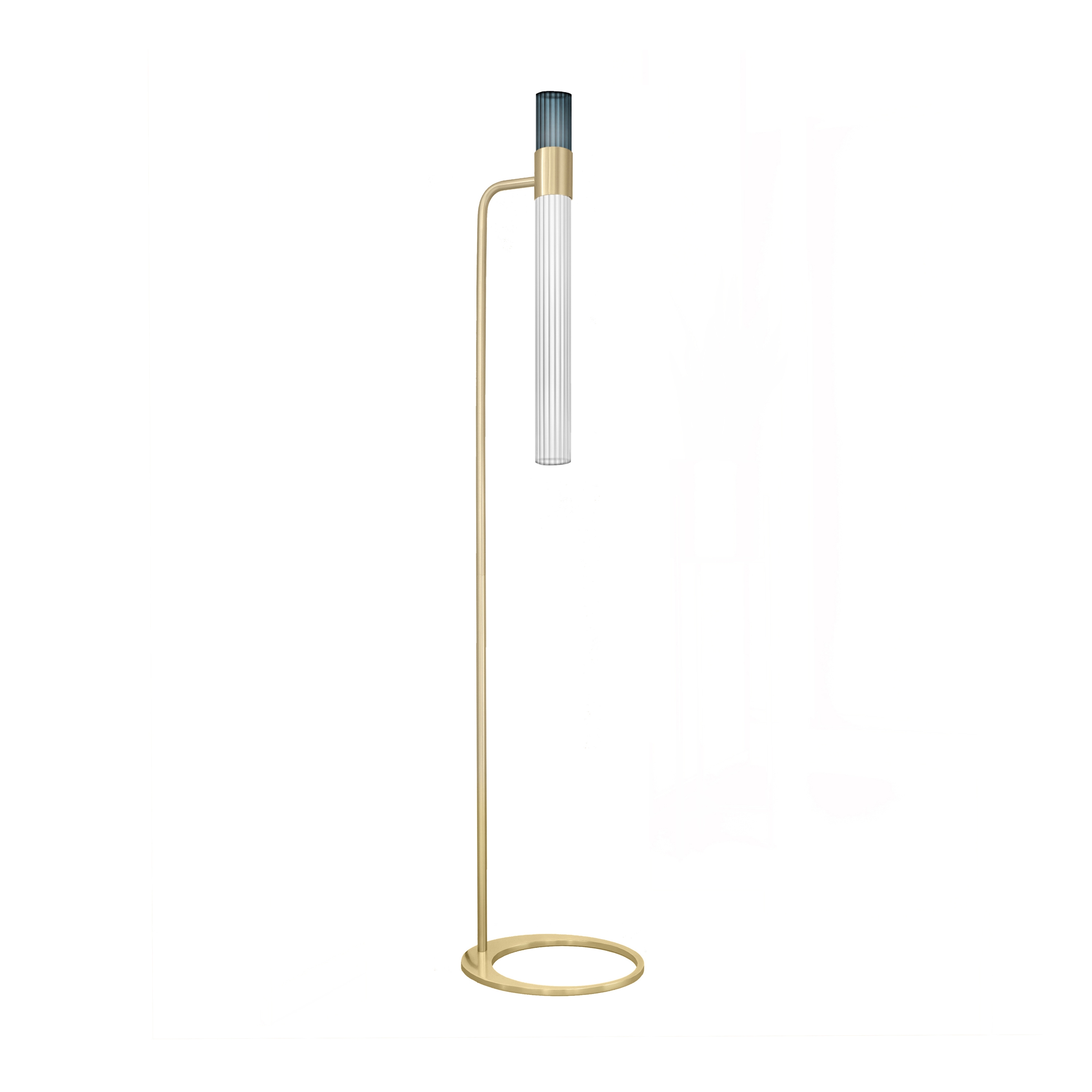 Produkt Sbarlusc | Stehlampe Gold Messing Oktanglas des Herstellers LUCE TU anzeigen