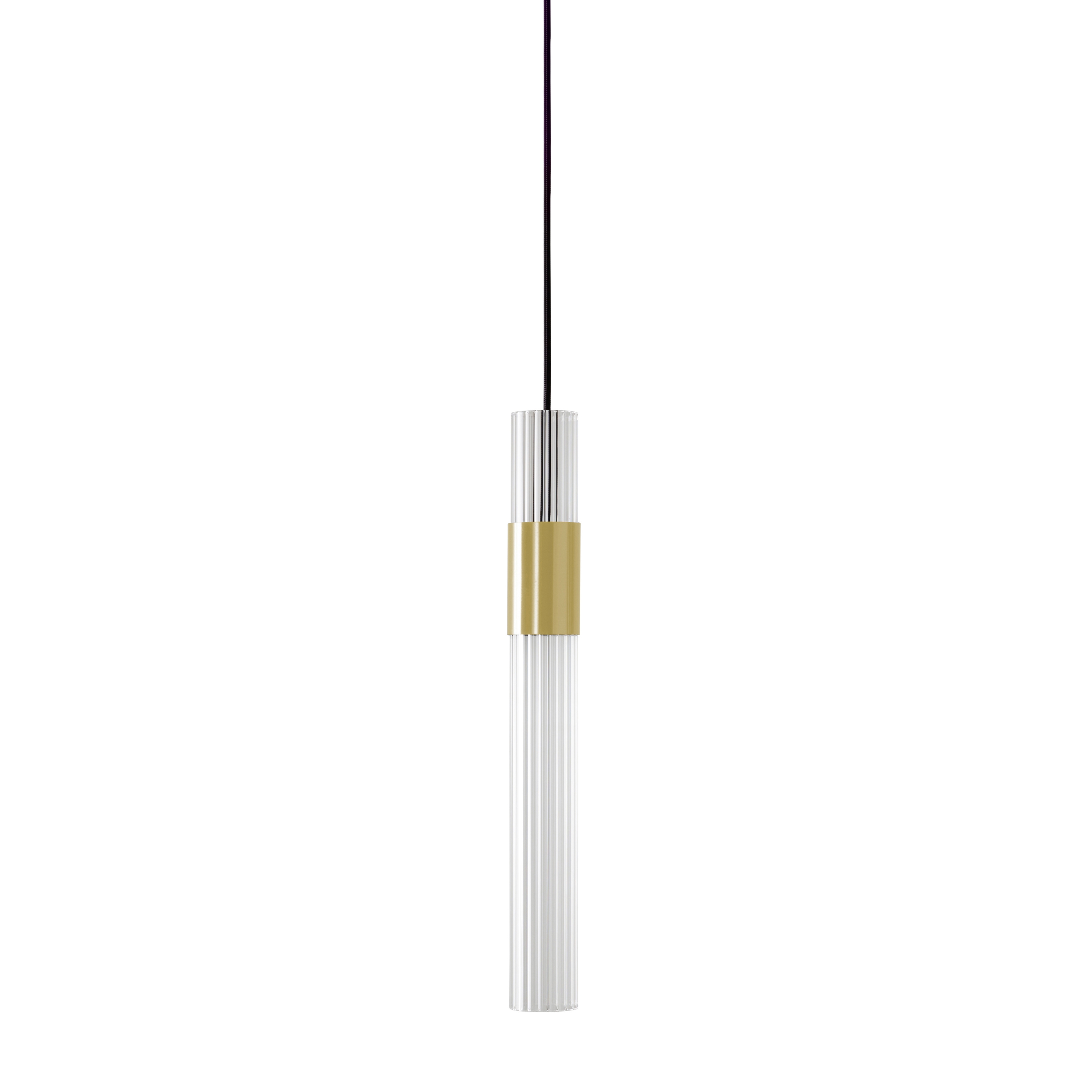 Produkt Sbarlusc | Hängelampe Gold Messing Transparentes Glas des Herstellers LUCE TU anzeigen