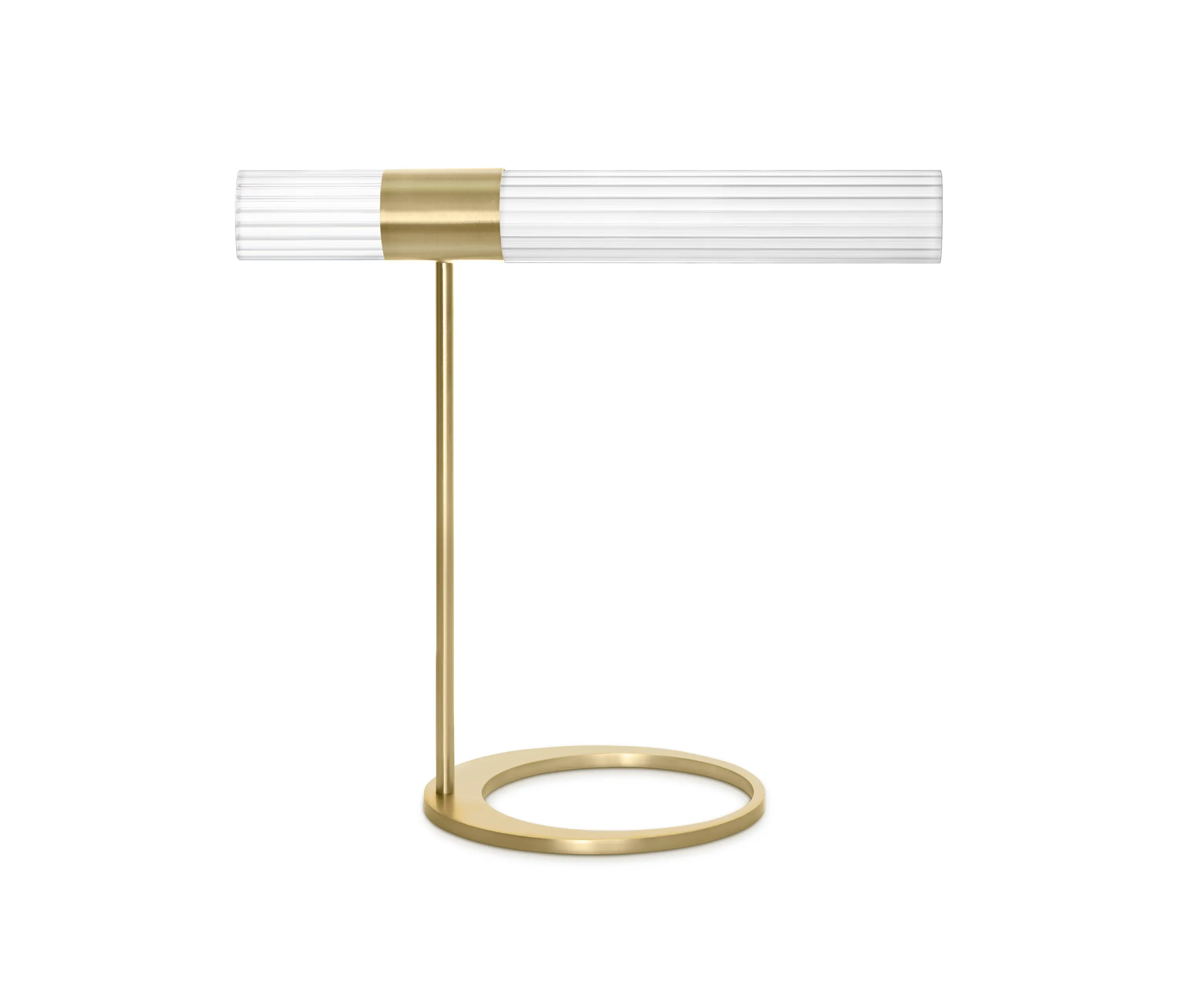 LUCE TU - Sbarlusc | Table Lamp Gold Brass Trasparent Glass