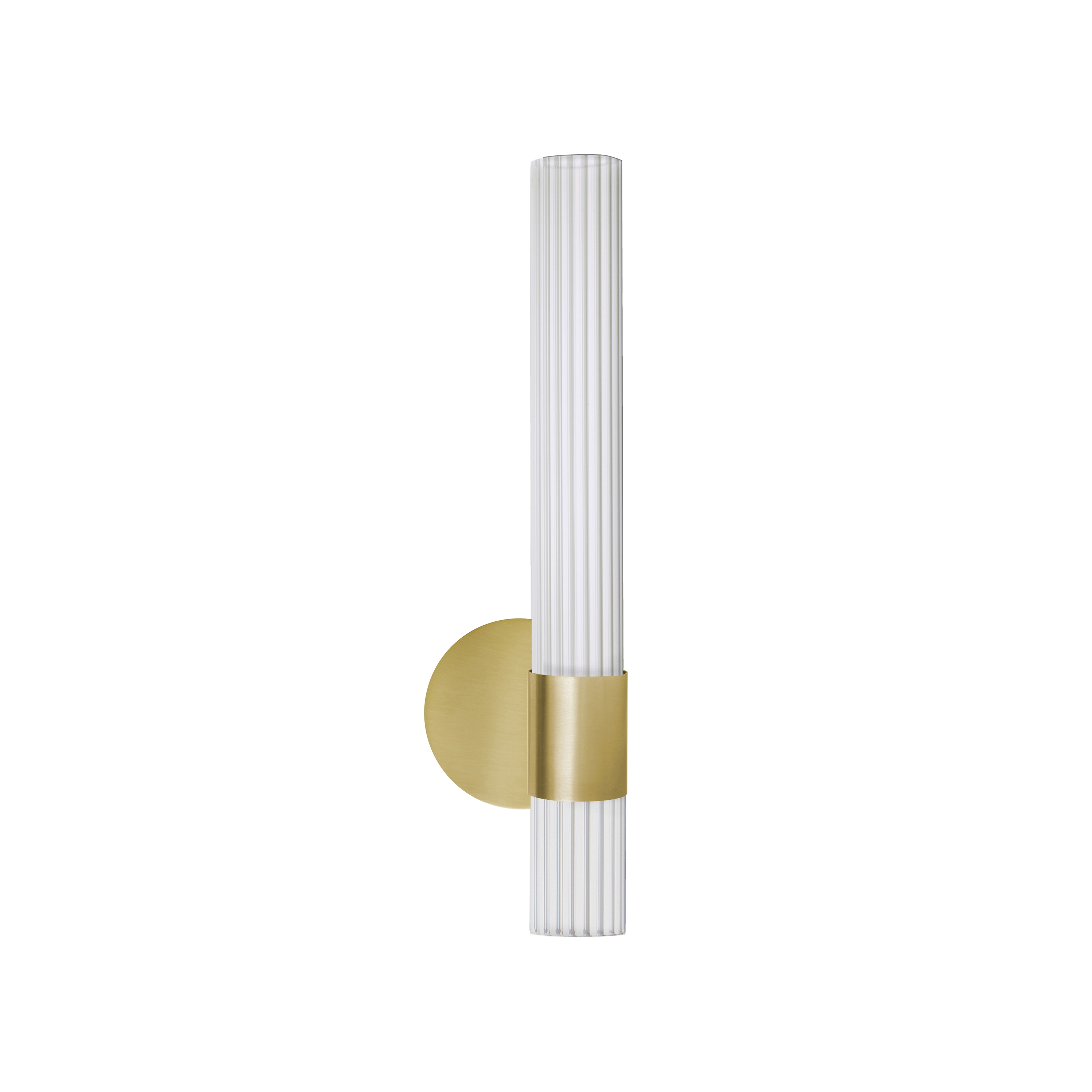 Sbarlusc | Wall Lamp Gold Brass Transparent Glass