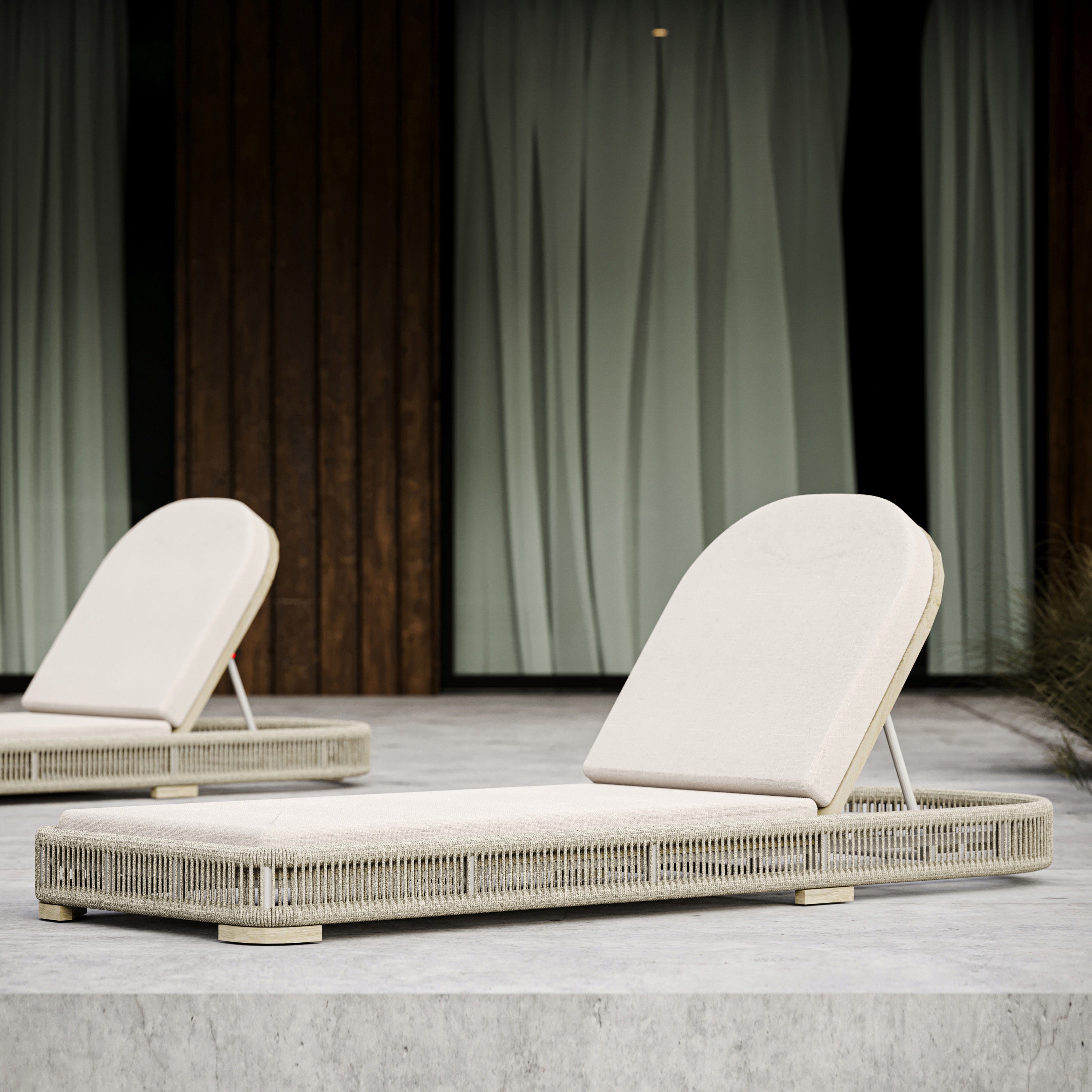 Display product Ralph-Ash Sunbed from manufacturer SNOC