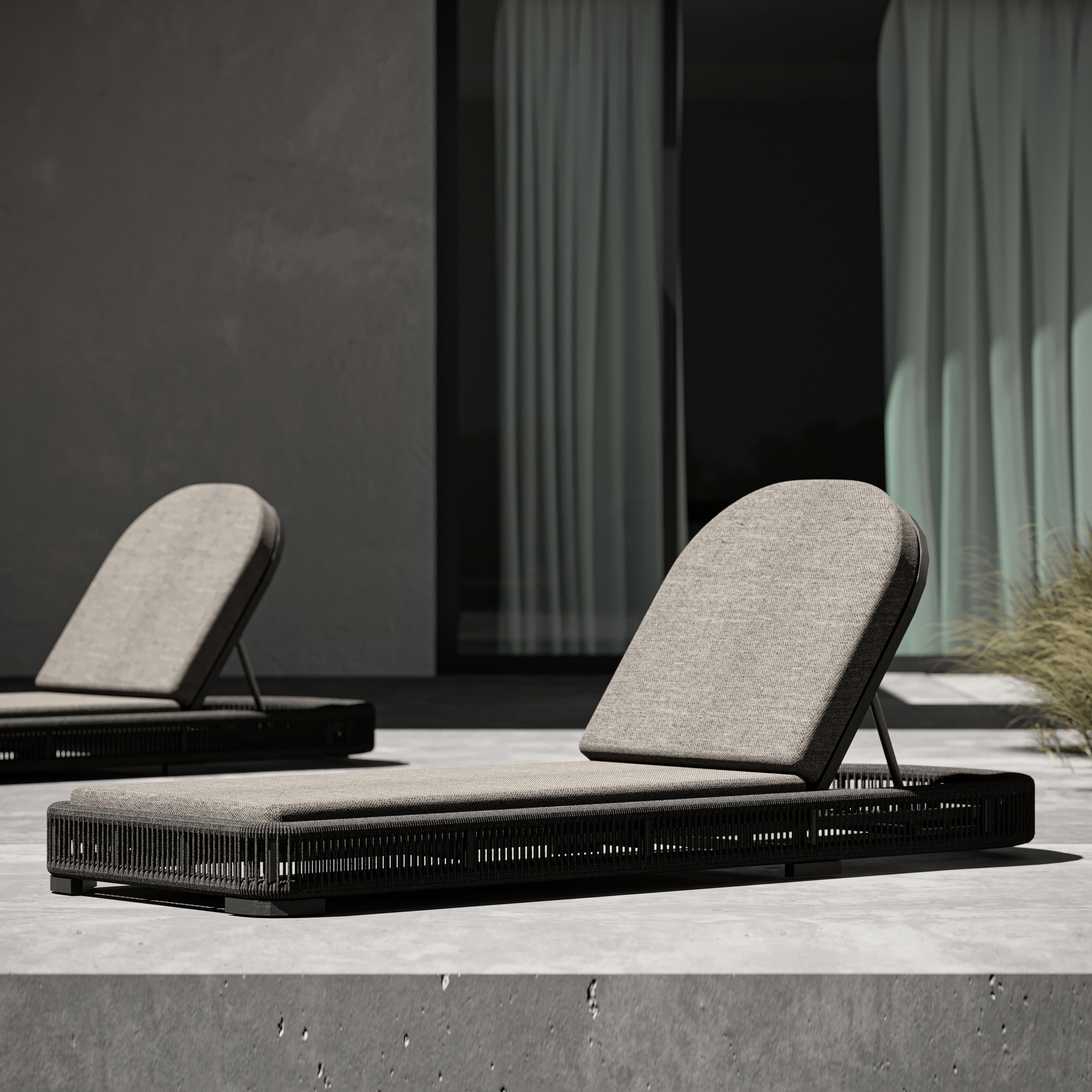 Display product Ralph-Noche Sunbed from manufacturer SNOC