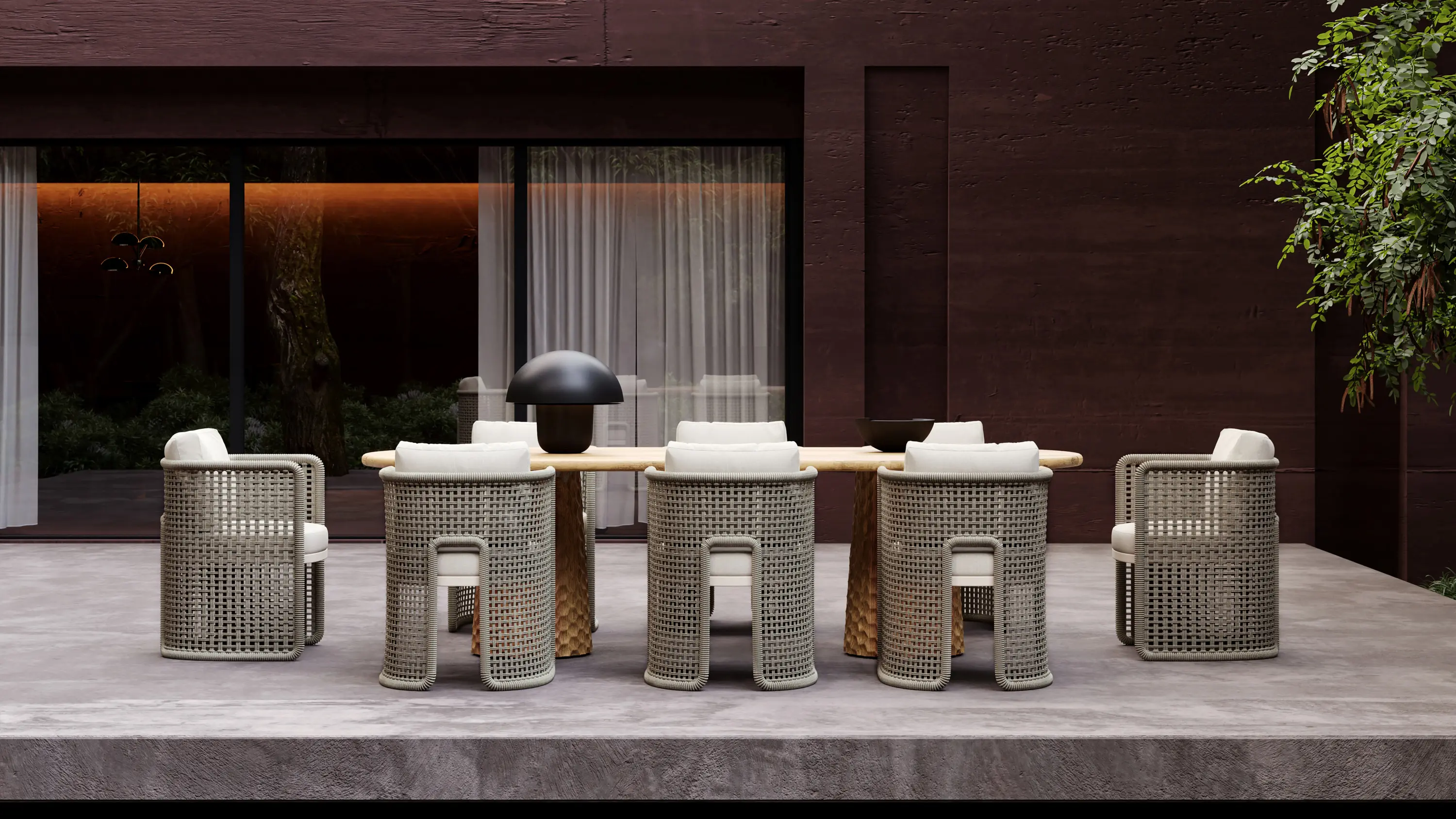 SNOC - Miura Carving Dining Table
